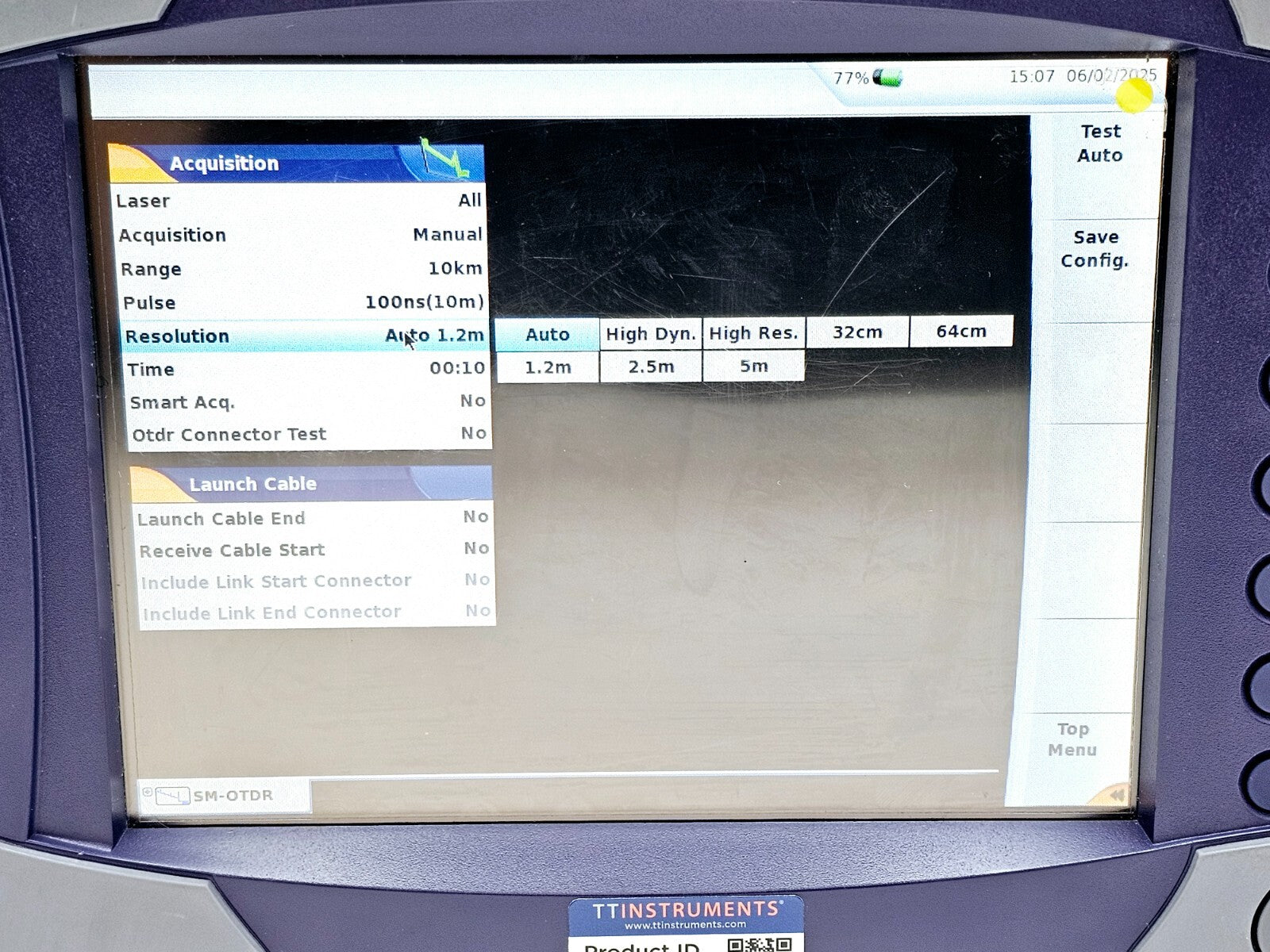 Viavi JDSU MTS 6000A + 8136B SM OTDR 1310/1550/1625nm FCOMP IL ORL Bi-Directiona