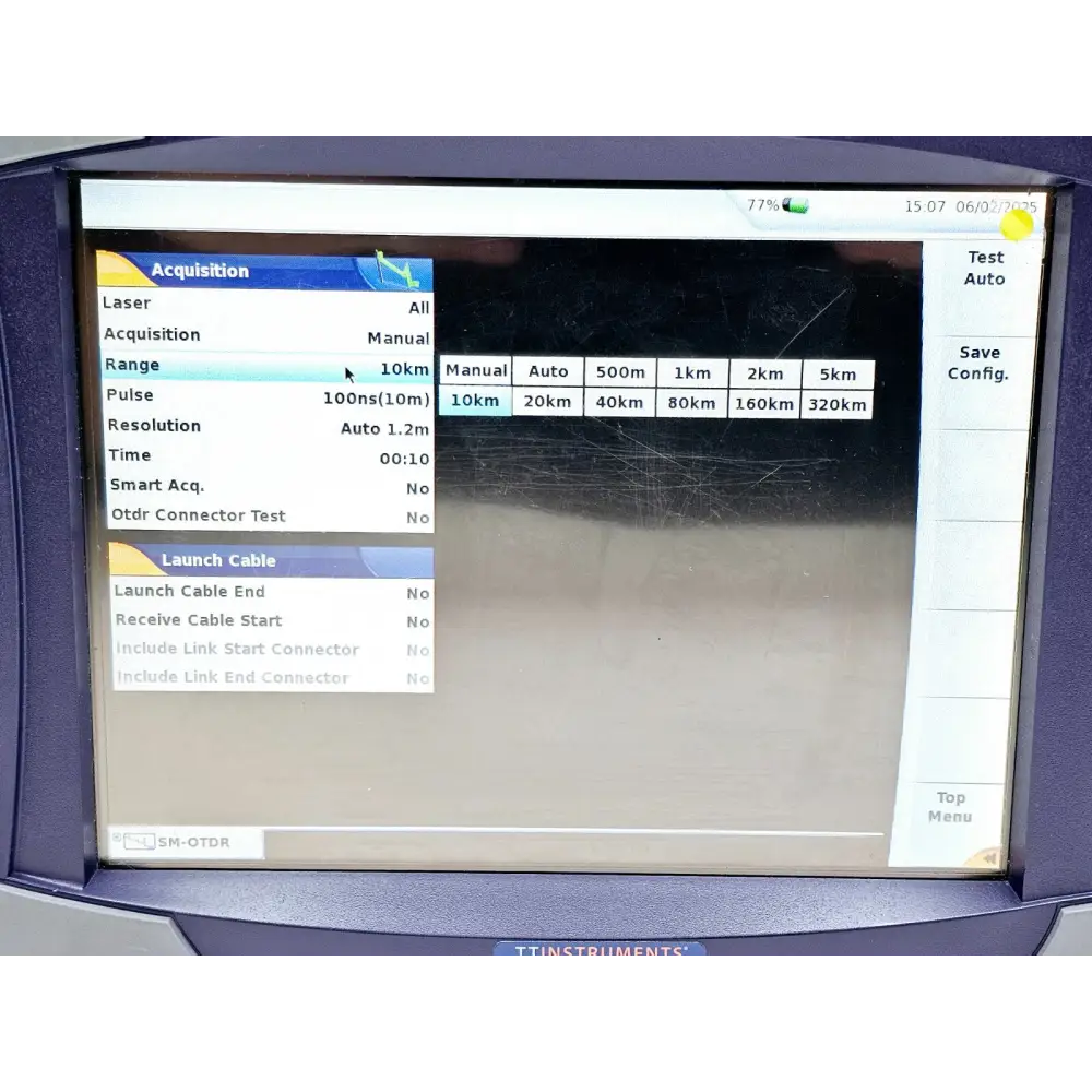 Viavi MTS 6000A 8136B OTDR unit overall cosmetic condition view