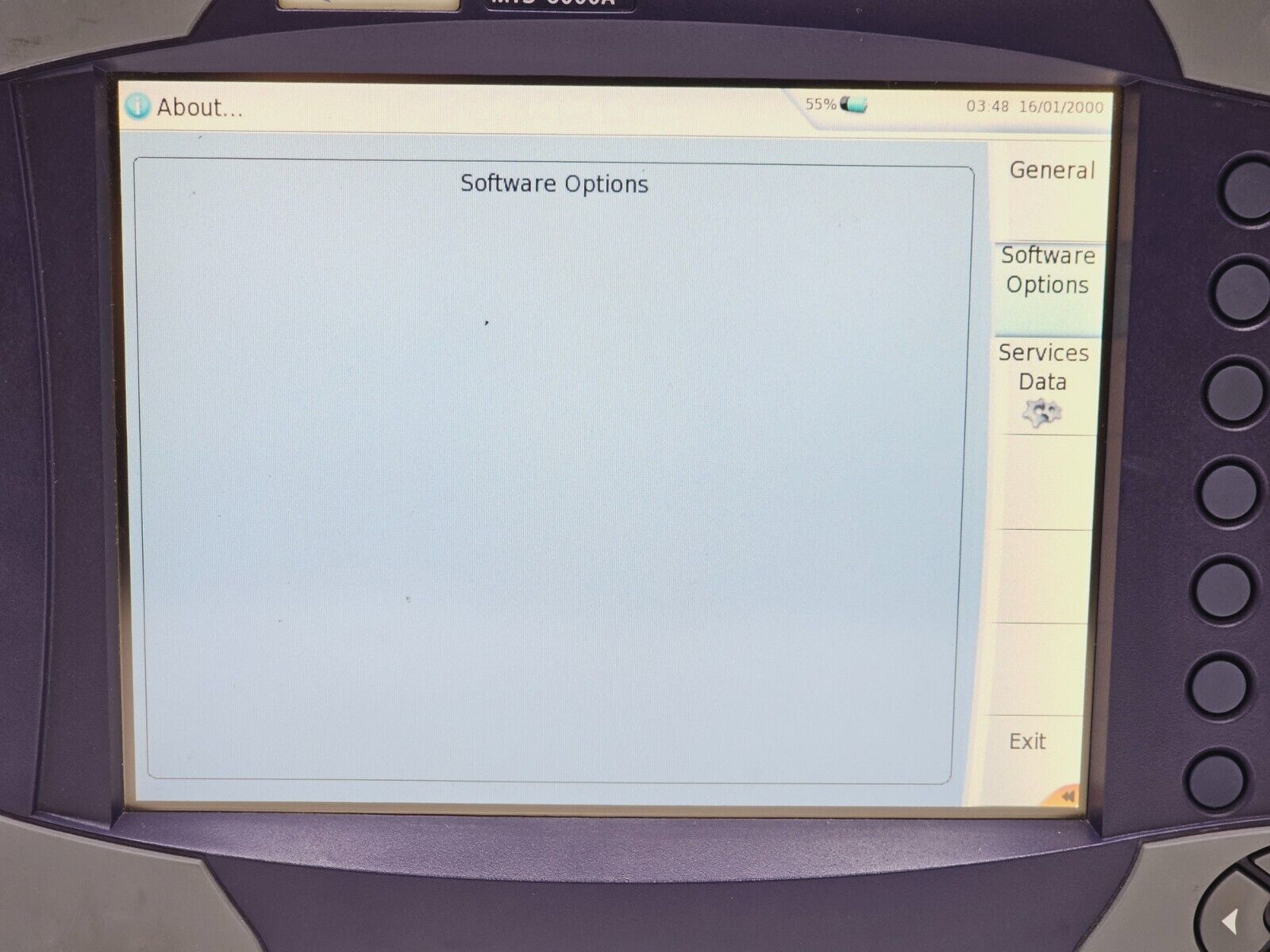 Viavi JDSU MTS 6000A Mainframe Platform with Power Meter & Visual Fault Locator