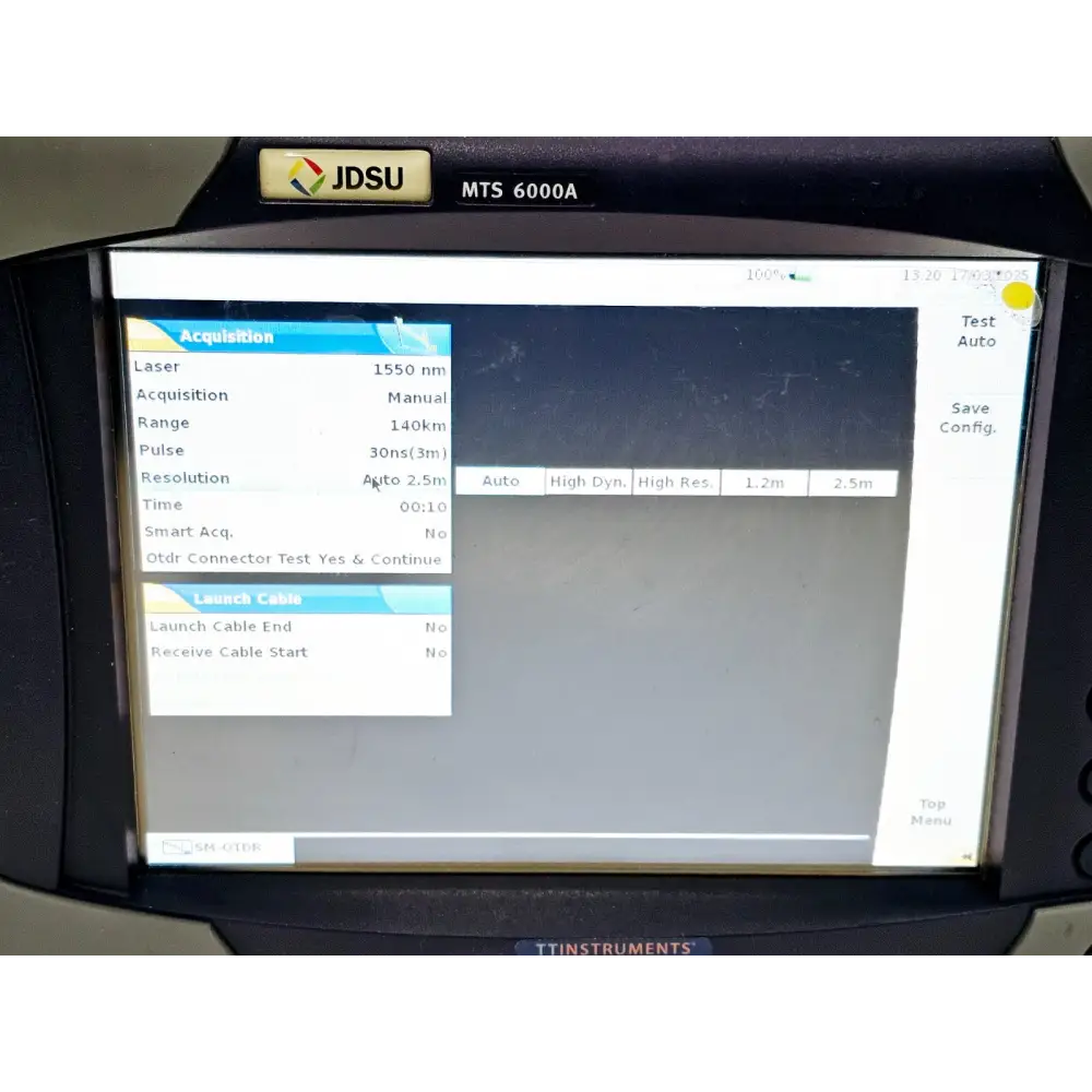 Viavi MTS 6000A with 8126 HD OTDR module full kit laid out for sale