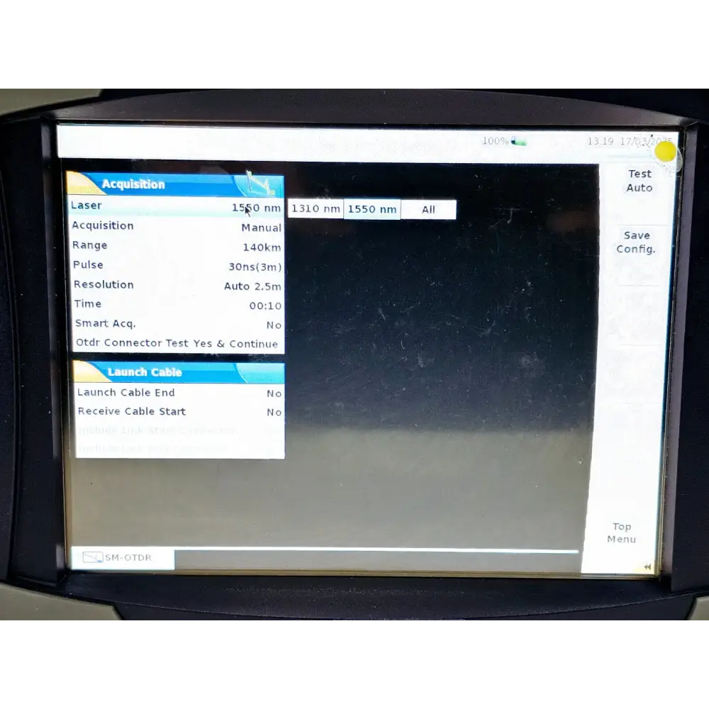 Power adapter included with Viavi MTS 6000A OTDR platform