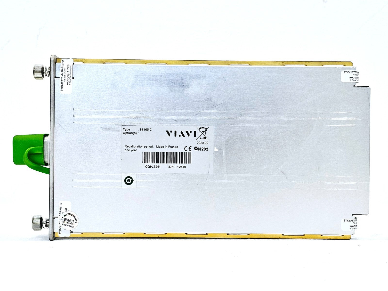 Viavi JDSU MTS 6000A V2 + 81165C OTDR 1650 nm Filtered/In-Service E81165C 46dB