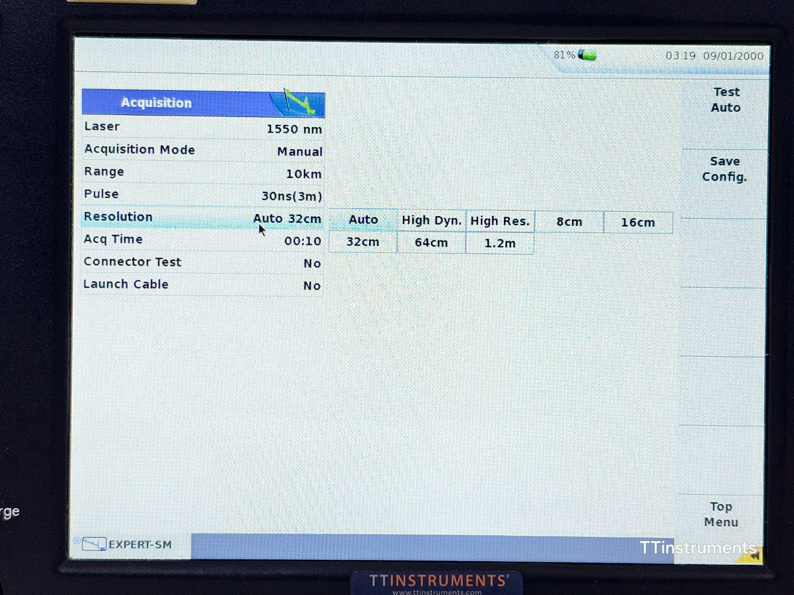 Viavi JDSU MTS 6000A V2 + 8126 B-FCOMP SM OTDR 1310/1550nm 40dB IL ORL Bi-Direct