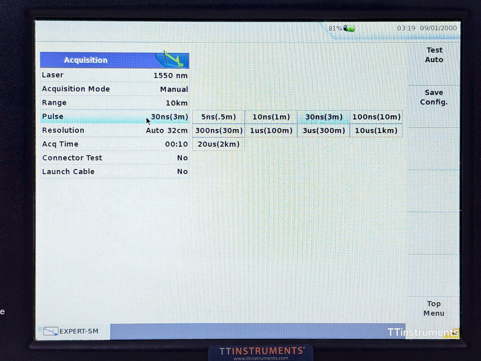 Viavi JDSU MTS 6000A V2 + 8126 B-FCOMP SM OTDR 1310/1550nm 40dB IL ORL Bi-Direct