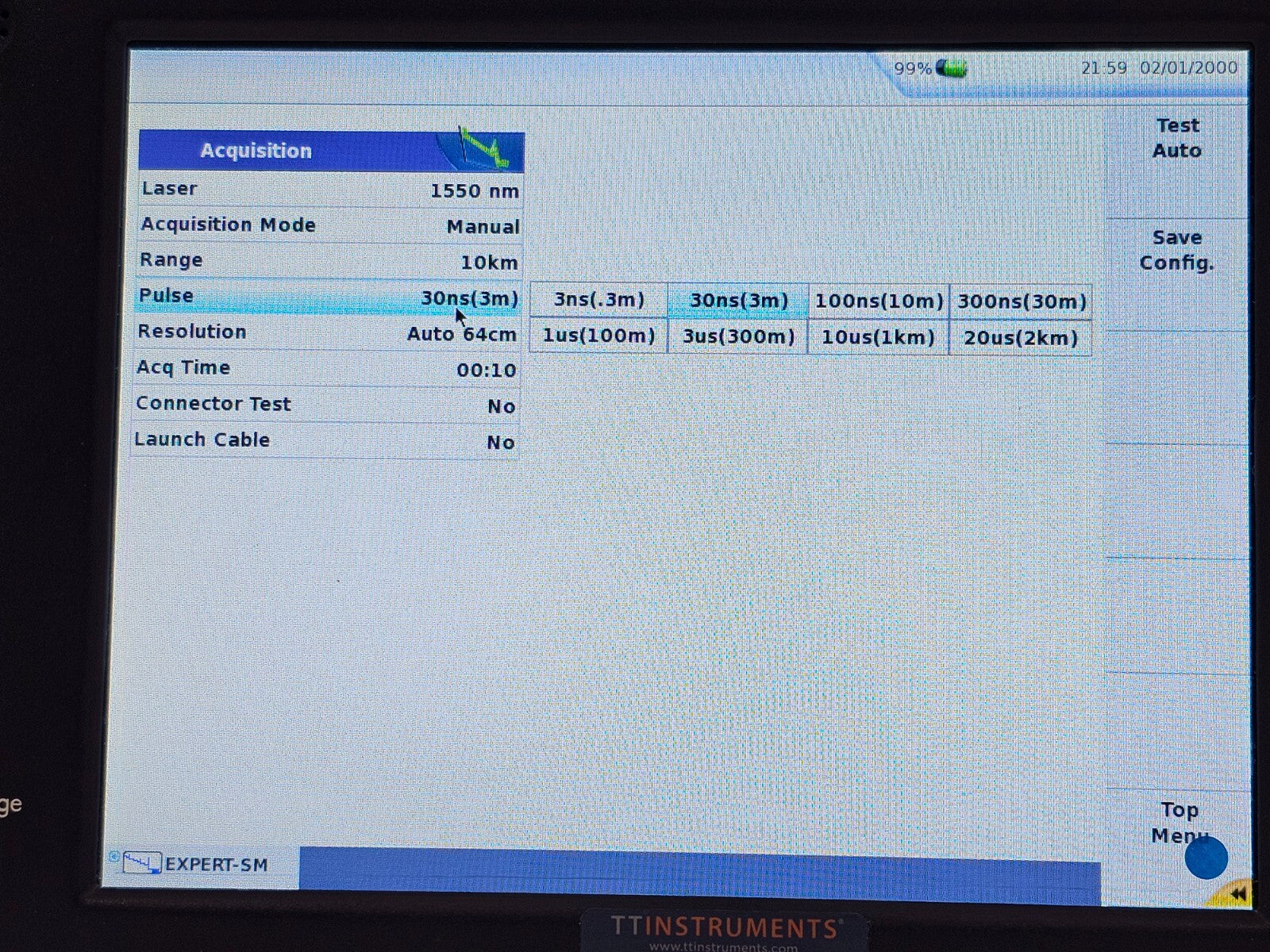 Viavi JDSU MTS 6000A V2 + 8126 MR OTDR 1310/1550 nm SM 40/38 dB MR