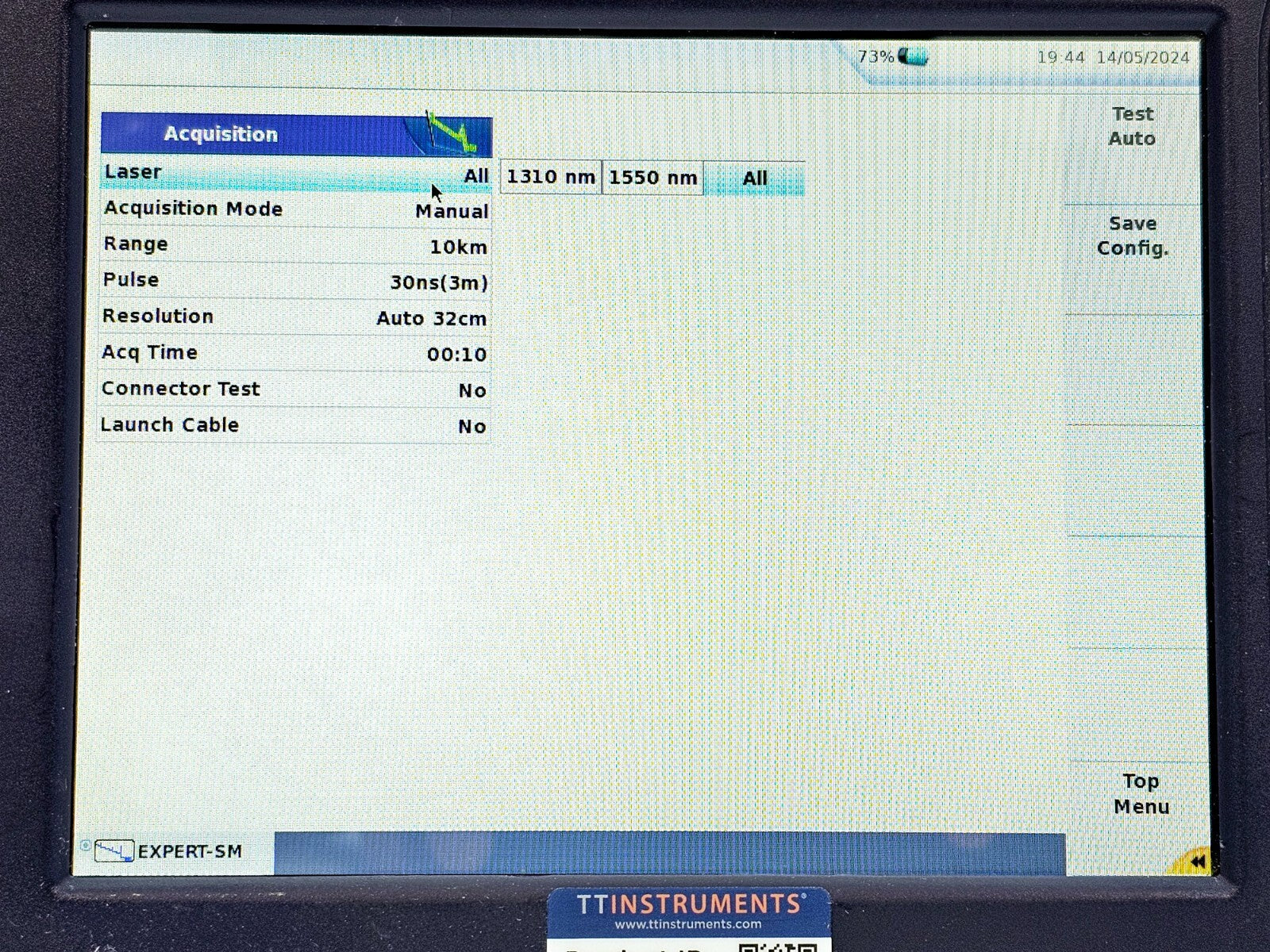 Viavi JDSU MTS 6000A V2 + 8126B Singlemode Module OTDR 1310/1550nm Power Meter S