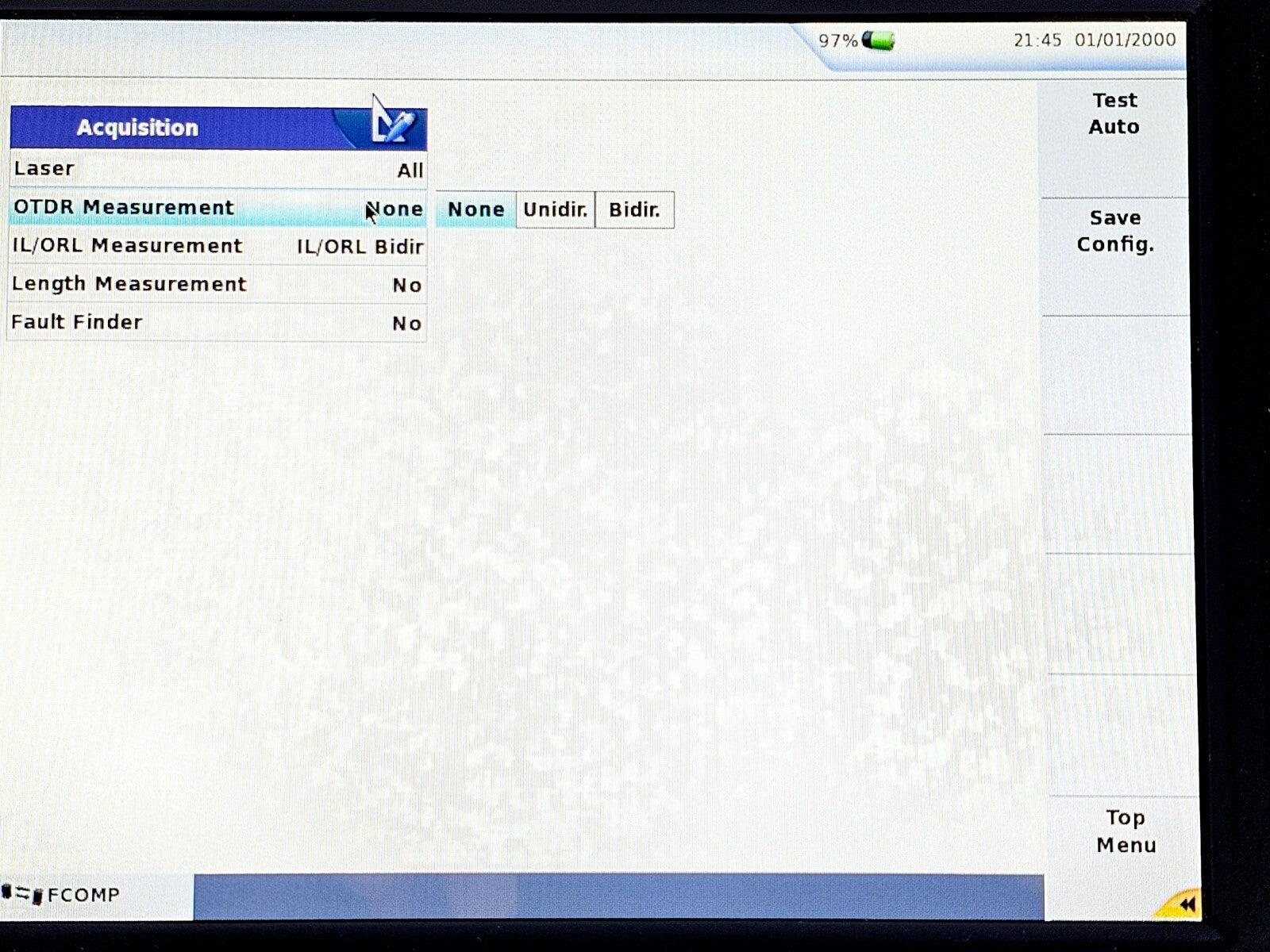 Viavi JDSU MTS 6000A V2 + 8126B SM OTDR 1310/1550nm 40 dB FCOMP IL ORL Bi-Dir
