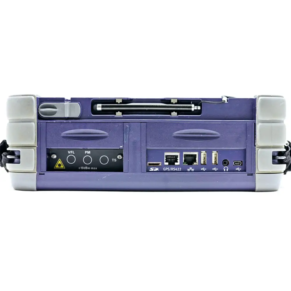 MTS 6000A V2 mainframe showing FCOMP software interface on touchscreen