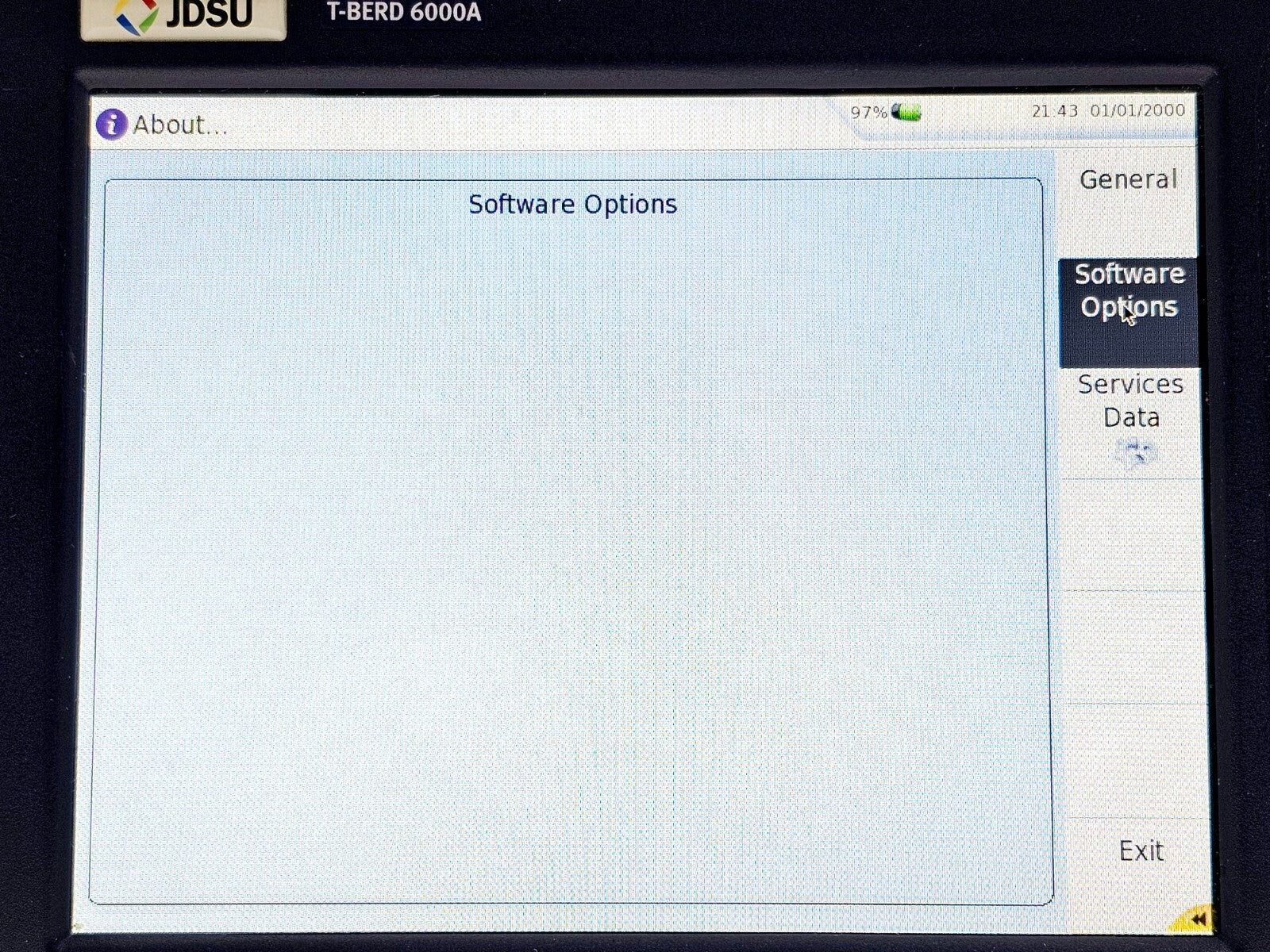 Viavi JDSU MTS 6000A V2 + 8126B SM OTDR 1310/1550nm 40 dB FCOMP IL ORL Bi-Dir