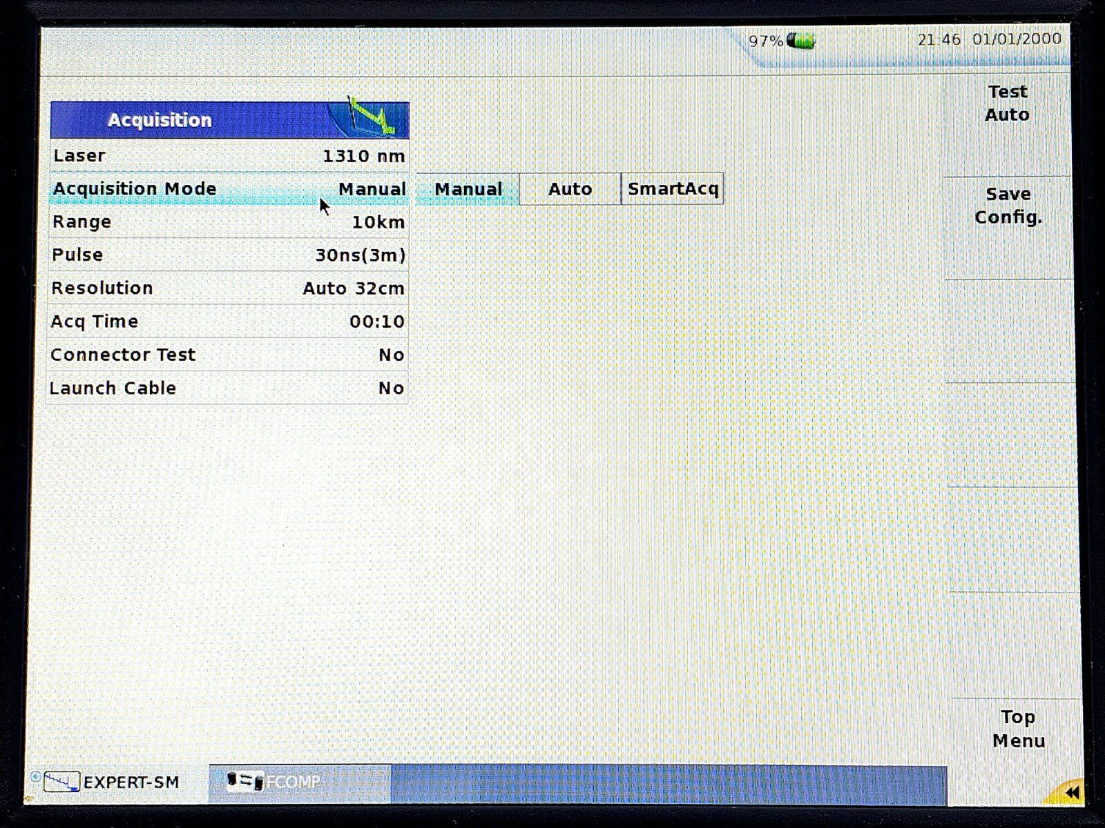 Viavi JDSU MTS 6000A V2 + 8126B SM OTDR 1310/1550nm 40 dB FCOMP IL ORL Bi-Dir
