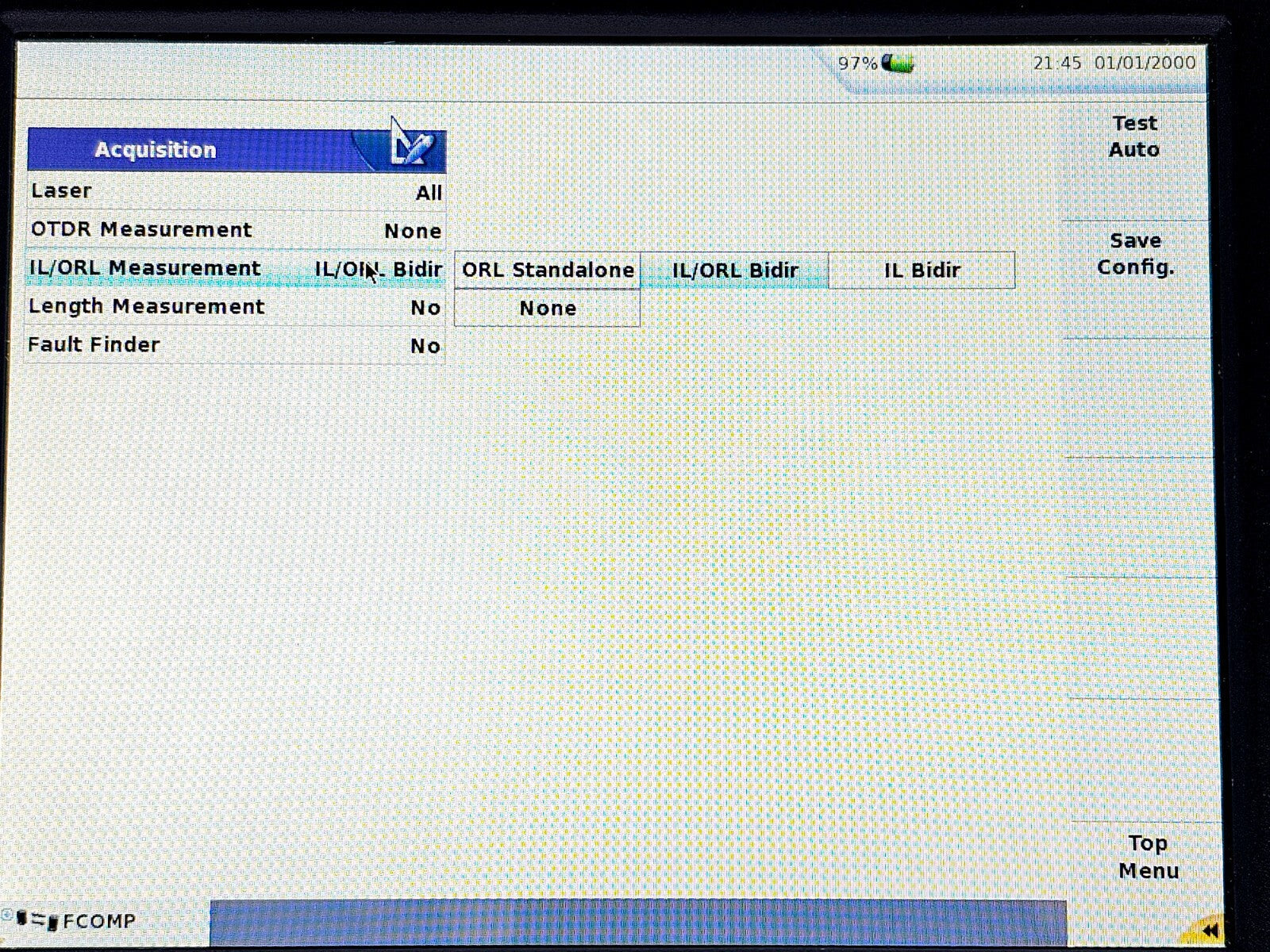 Viavi JDSU MTS 6000A V2 + 8126B SM OTDR 1310/1550nm 40 dB FCOMP IL ORL Bi-Dir