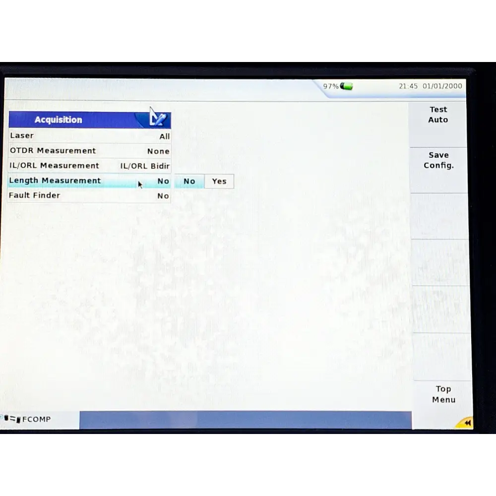 MTS 6000A V2 mainframe showing SMART TEST and Expert OTDR software interface