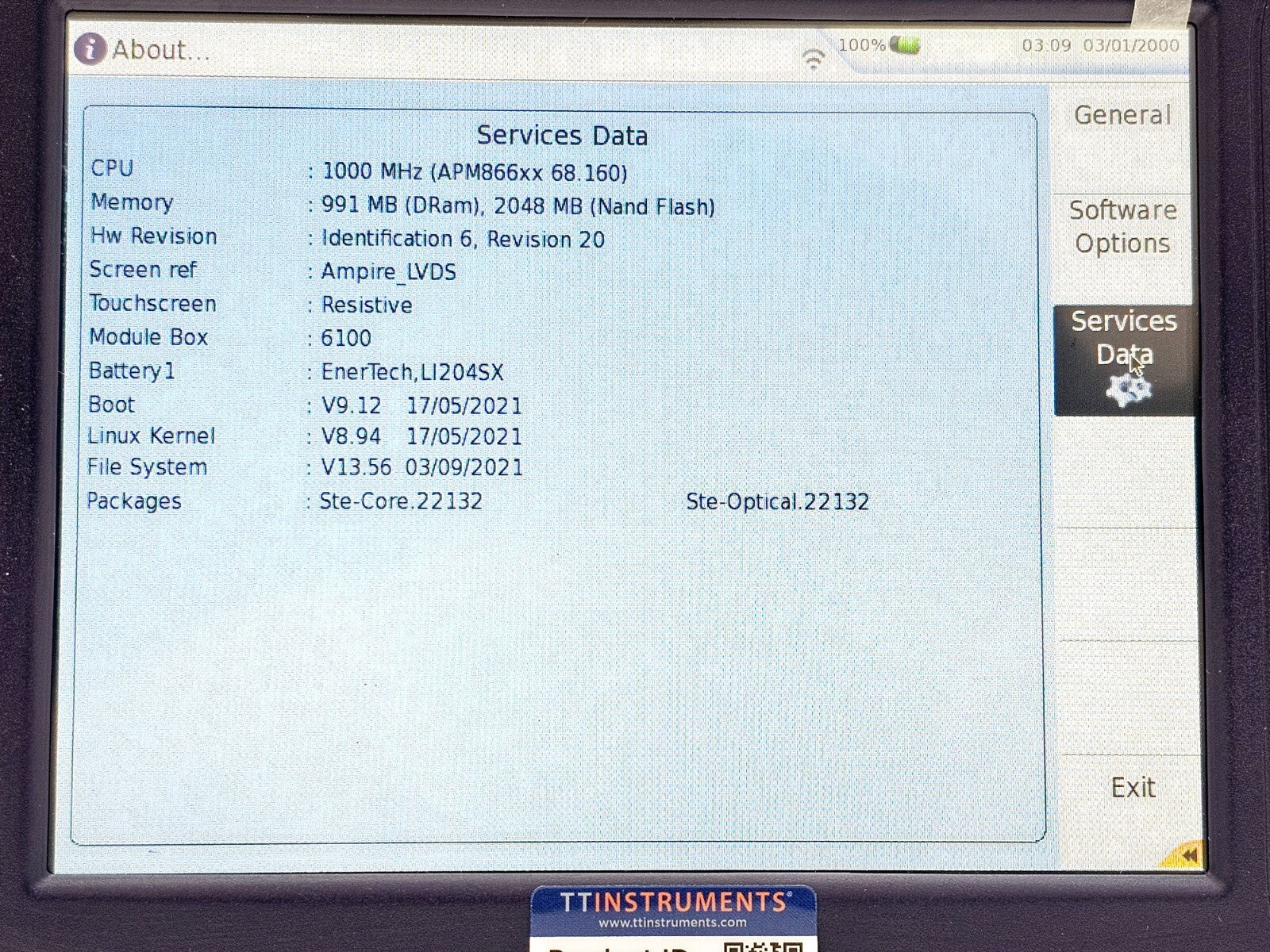Viavi JDSU MTS 6000A V2 + 8126C SM OTDR 1310/1550nm 47 dB FCOMP IL ORL Bi-Direc