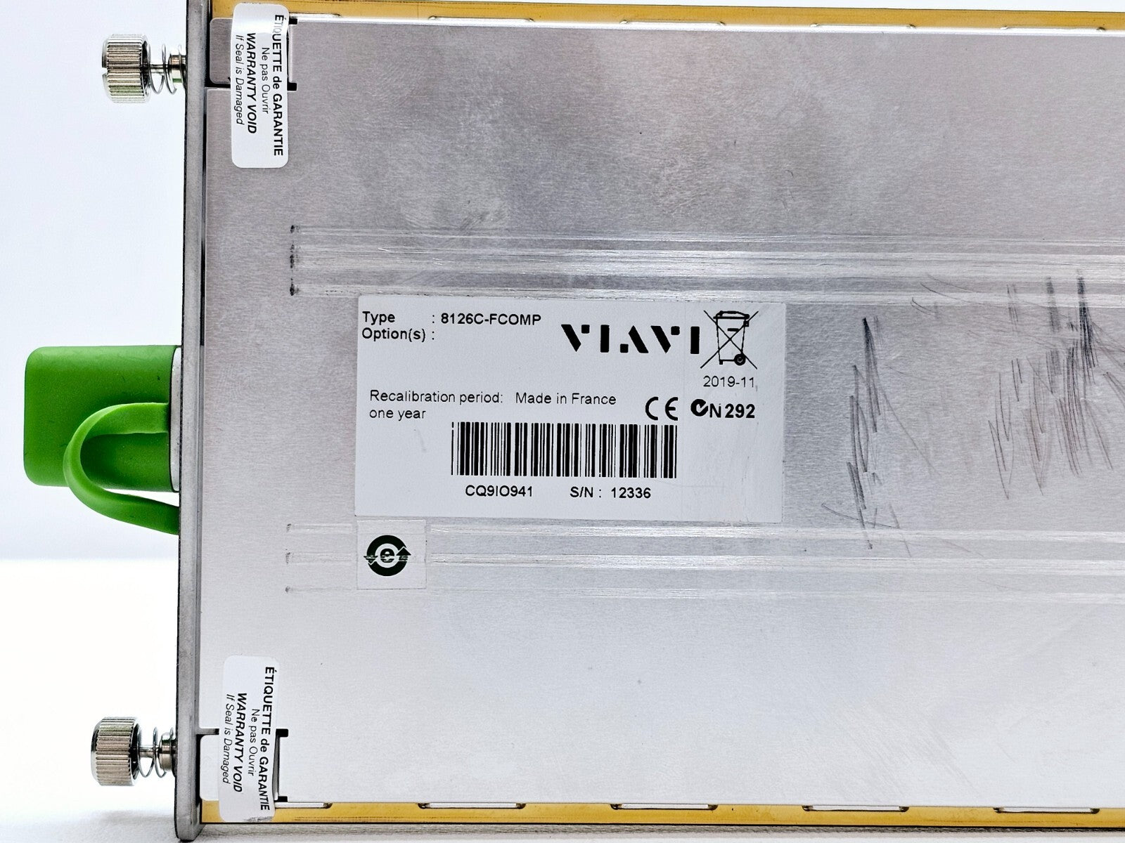 Viavi JDSU MTS 6000A V2 + 8126C SM OTDR 1310/1550nm 47 dB FCOMP IL ORL Bi-Direc