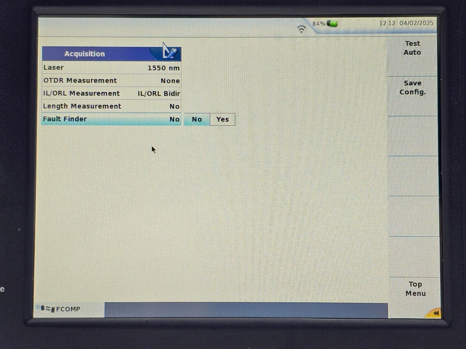 Viavi JDSU MTS 6000A V2 + 8126C SM OTDR 1310/1550nm 47 dB with FCOMP Software