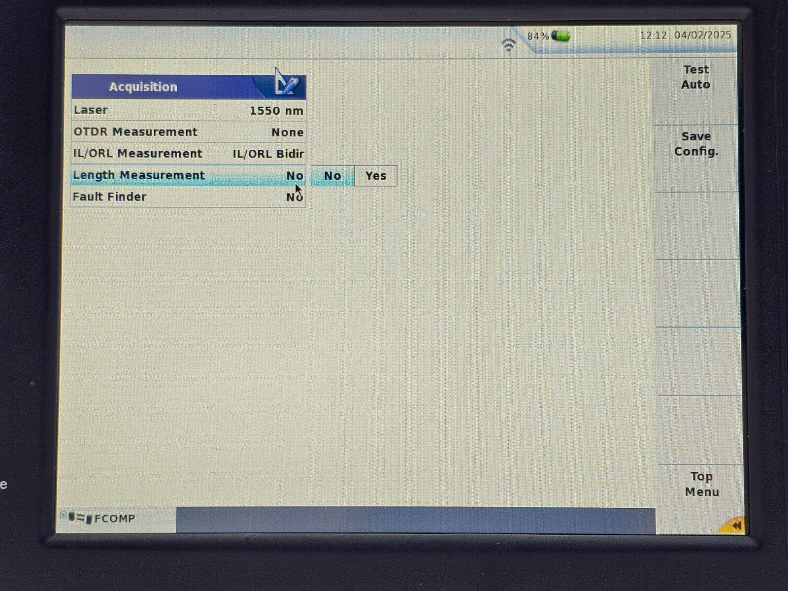 Viavi JDSU MTS 6000A V2 + 8126C SM OTDR 1310/1550nm 47 dB with FCOMP Software