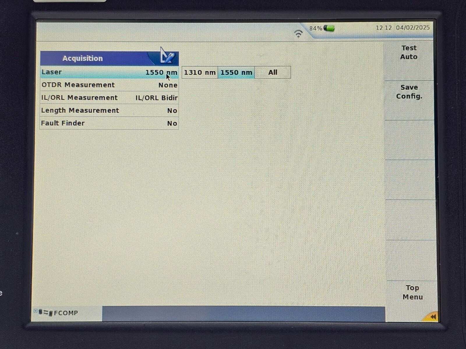 Viavi JDSU MTS 6000A V2 + 8126C SM OTDR 1310/1550nm 47 dB with FCOMP Software