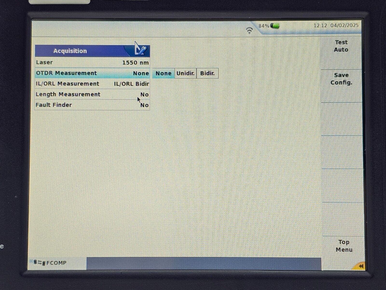 Viavi JDSU MTS 6000A V2 + 8126C SM OTDR 1310/1550nm 47 dB with FCOMP Software