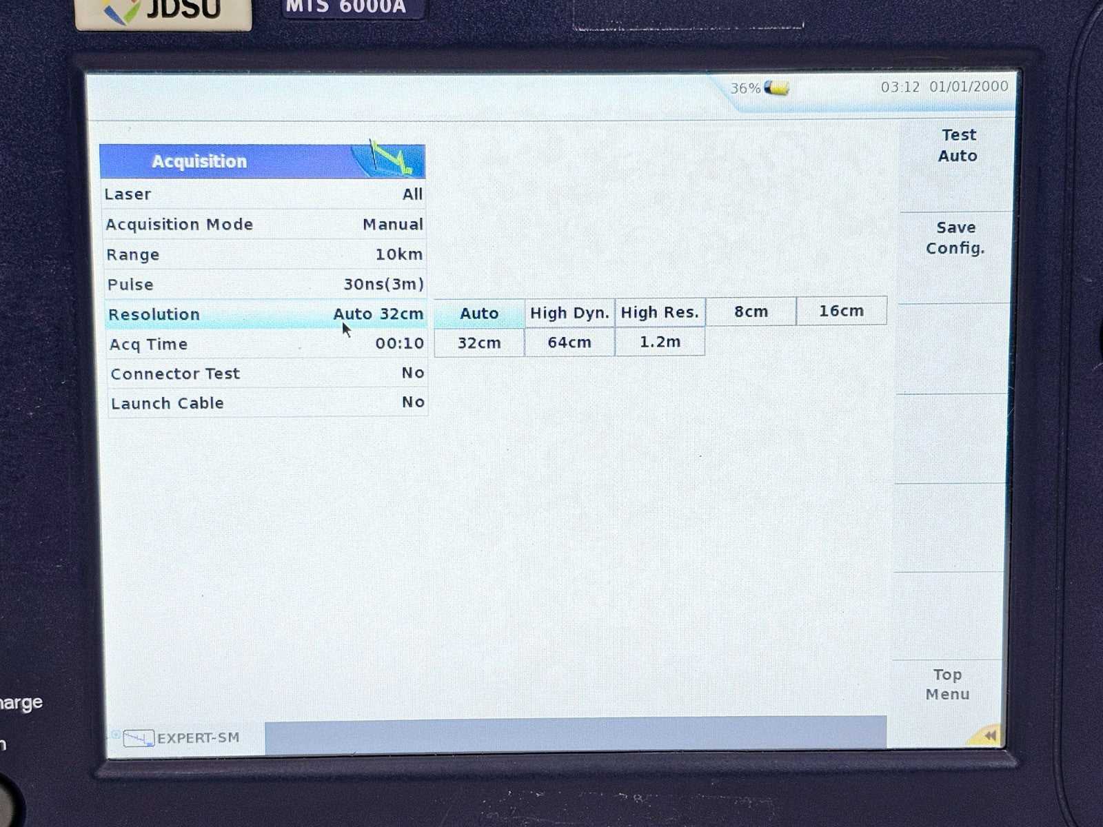 Viavi JDSU MTS 6000A V2 + 8136 B SM OTDR 1310/1550/1625nm