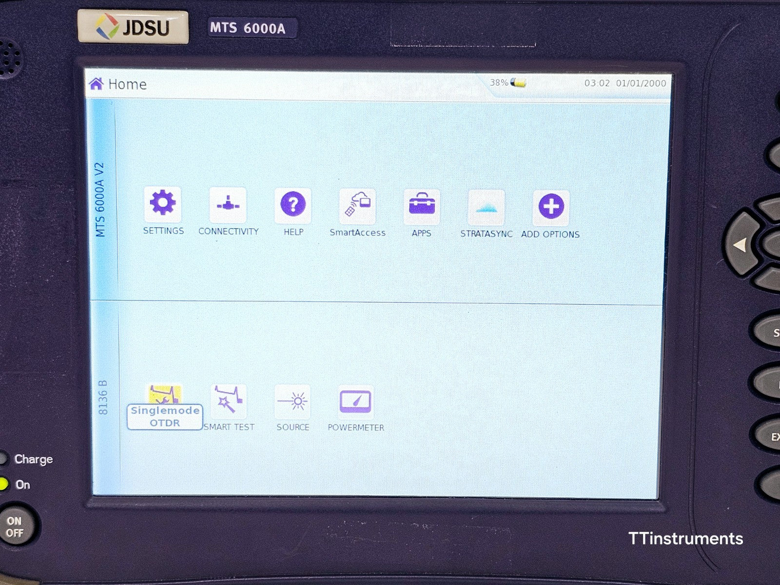 Viavi JDSU MTS 6000A V2 + 8136 B SM OTDR 1310/1550/1625nm