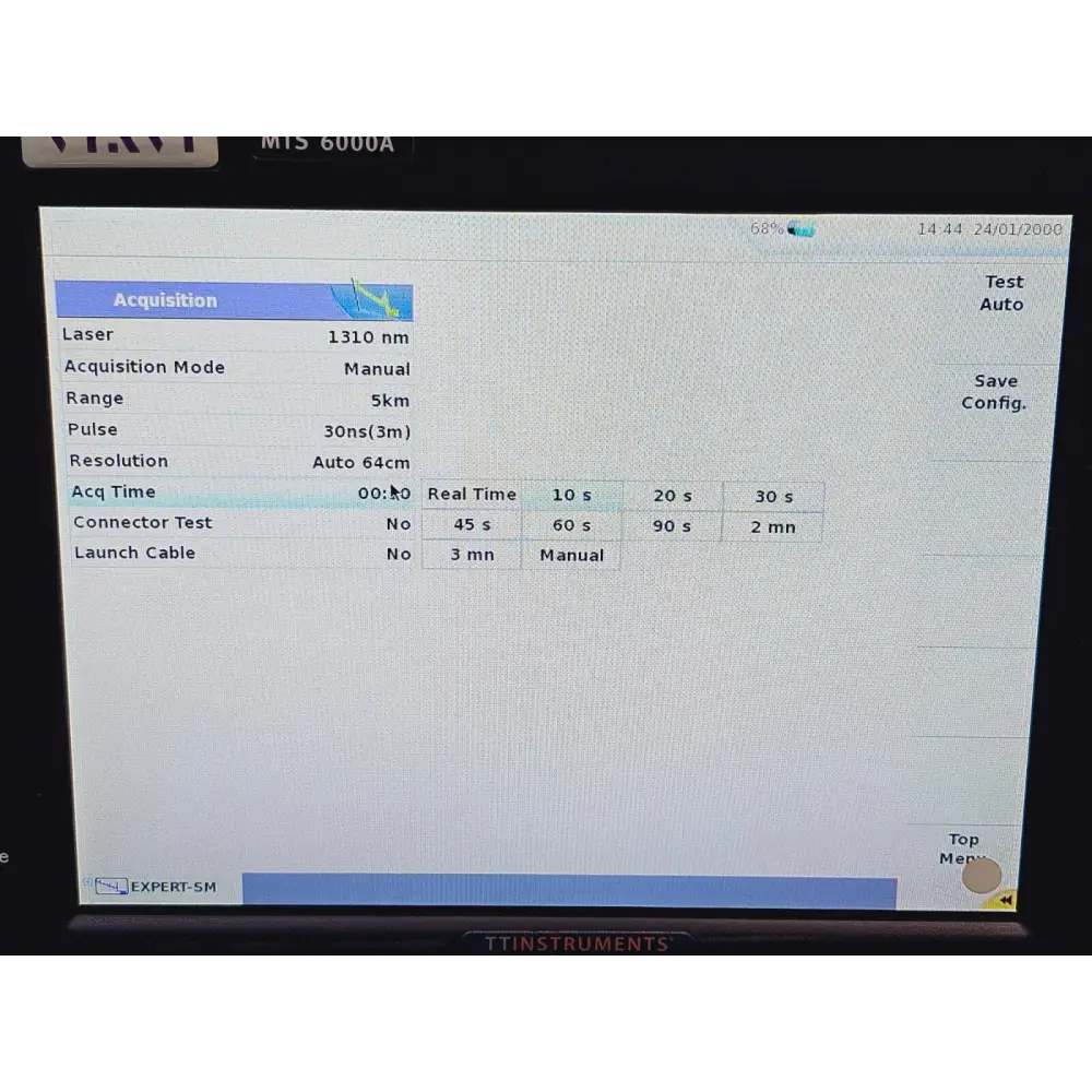 Viavi MTS 6000A V2 OTDR system showing overall cosmetic condition used