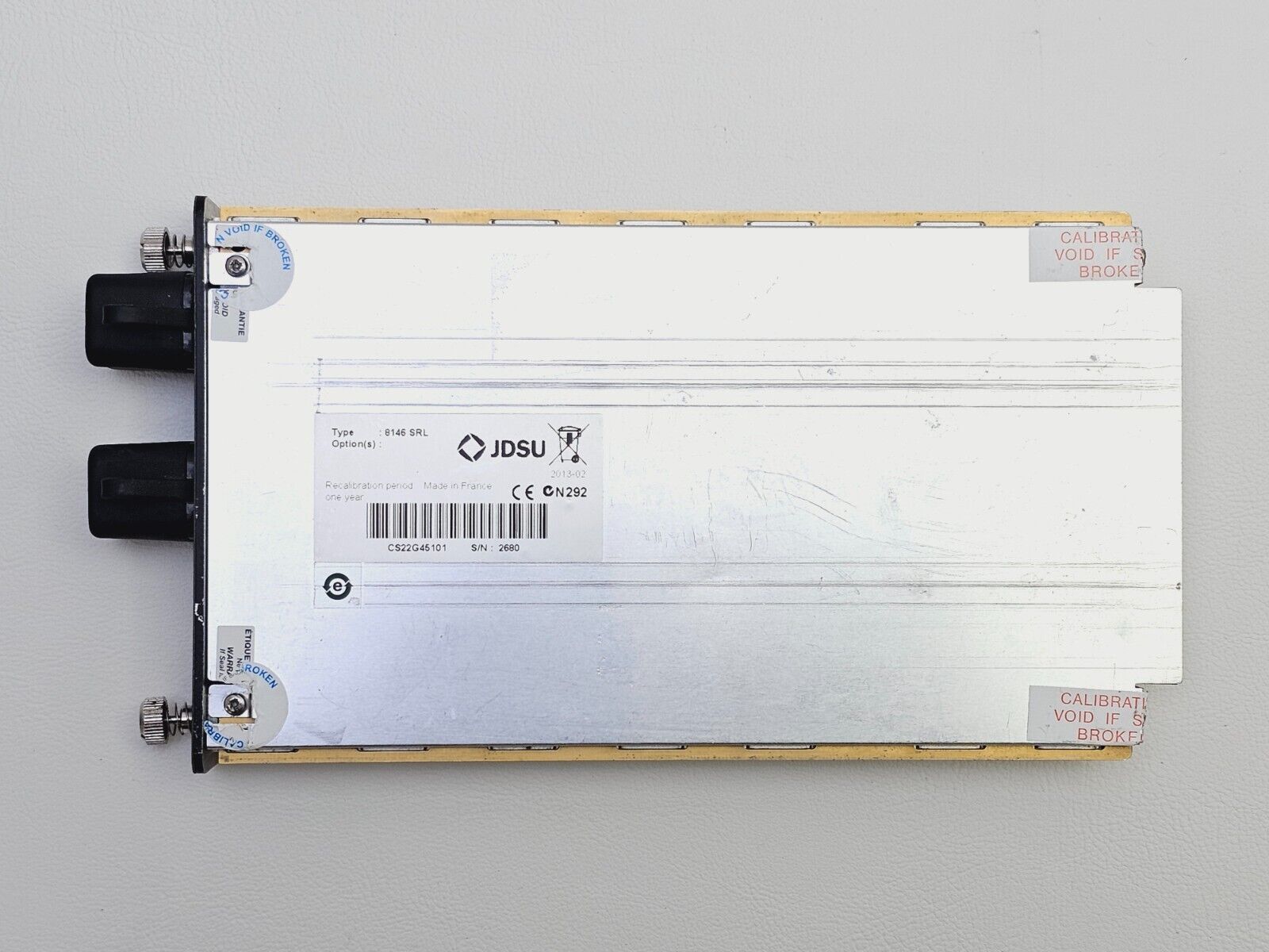 Viavi JDSU MTS 6000A V2 + 8146 SRL QUAD OTDR MM 850/1300 SM 1310/1550 nm PC-SC