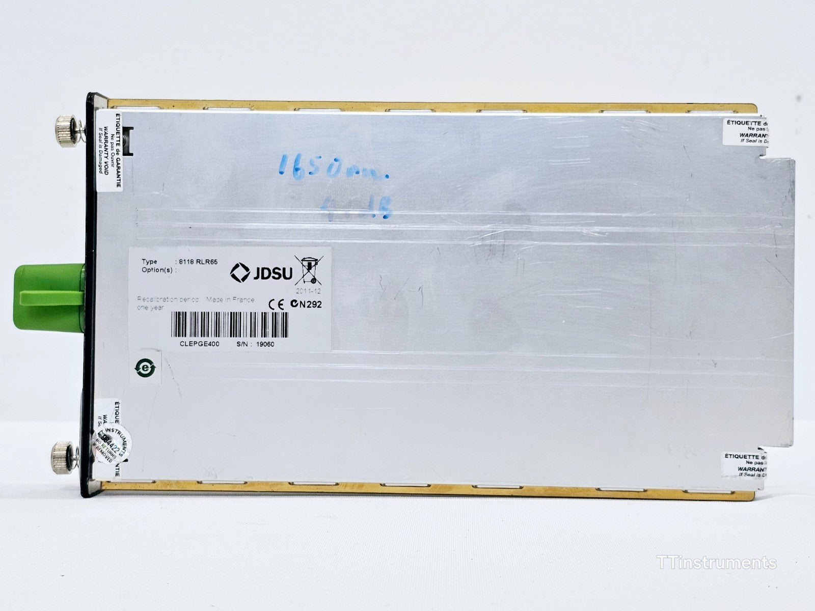 Viavi JDSU MTS 6000A V2 + E8118 RLR65 SM OTDR Long Range 41 dB 1650nm Live APC