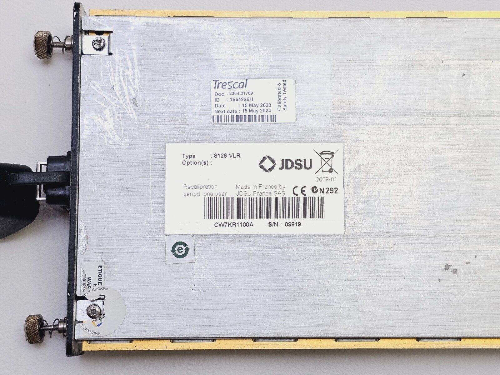 Viavi JDSU MTS 6000A V2 w/ 8126 VLR OTDR 1310/1550 nm 45/43 dB Very Long Range