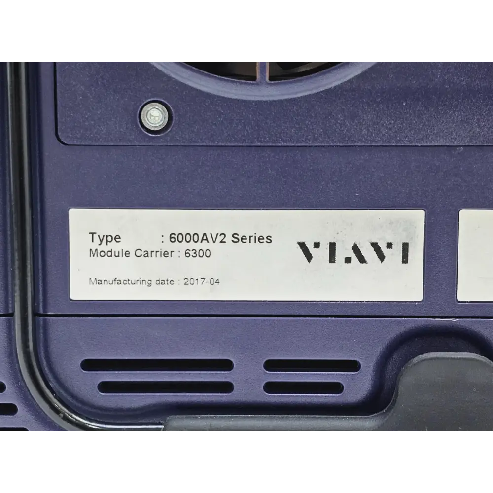 Viavi MTS 6000A V2 OTDR system top-down view showing module slots