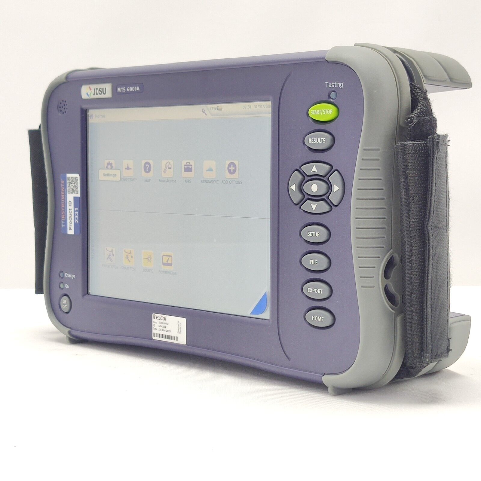Viavi JDSU MTS 6000A V2 w/ 8126B SM OTDR 1310/1550 nm 41/40 dB E8126B APC 400KM