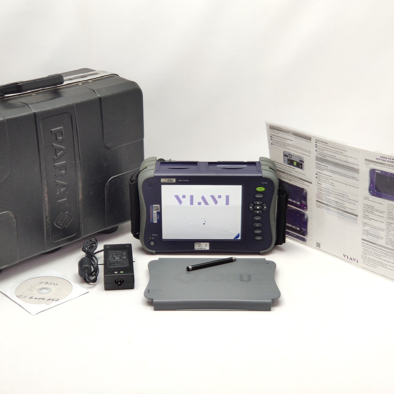 Viavi JDSU MTS 6000A V2 w/ 8126B SM OTDR 1310/1550 nm 41/40 dB E8126B APC 400KM