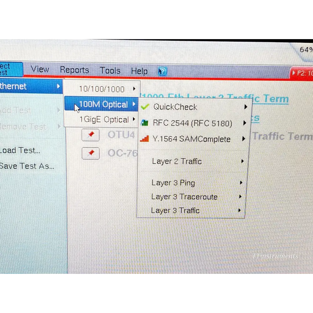 CSAM CC100 module licence screen showing active 1G Ethernet licence