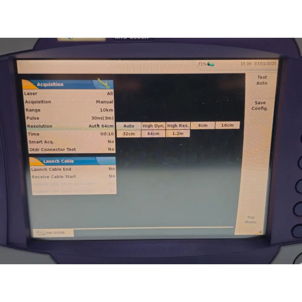 Viavi MTS 6000A full unit with module installed, three-quarter view