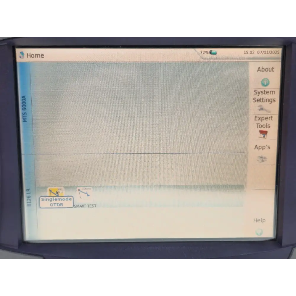Viavi MTS 6000A displayed with carry case open