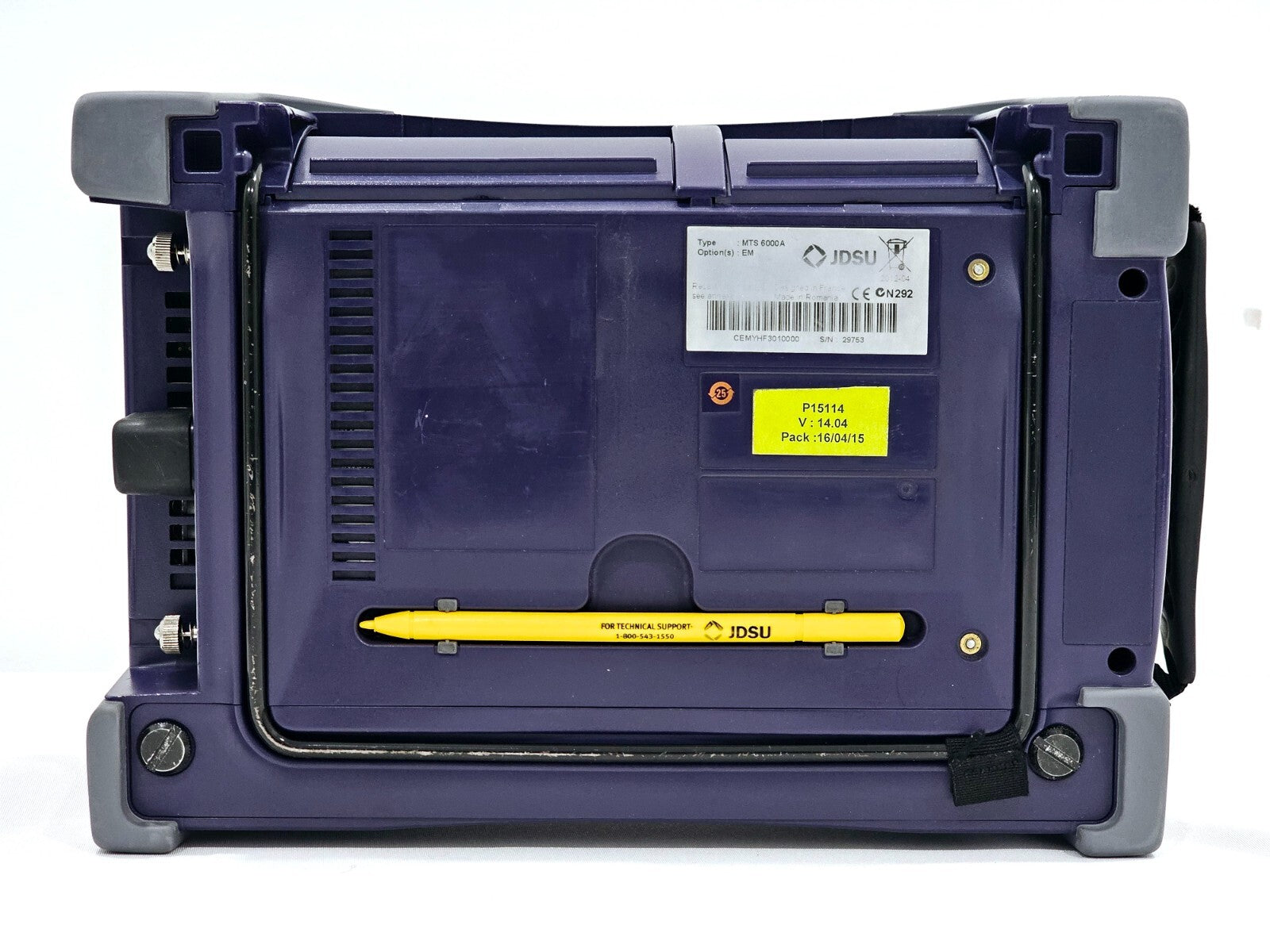 Viavi JDSU MTS 6000A w/ 8126 MR OTDR 1310/1550 nm SM 40/38 dB MR