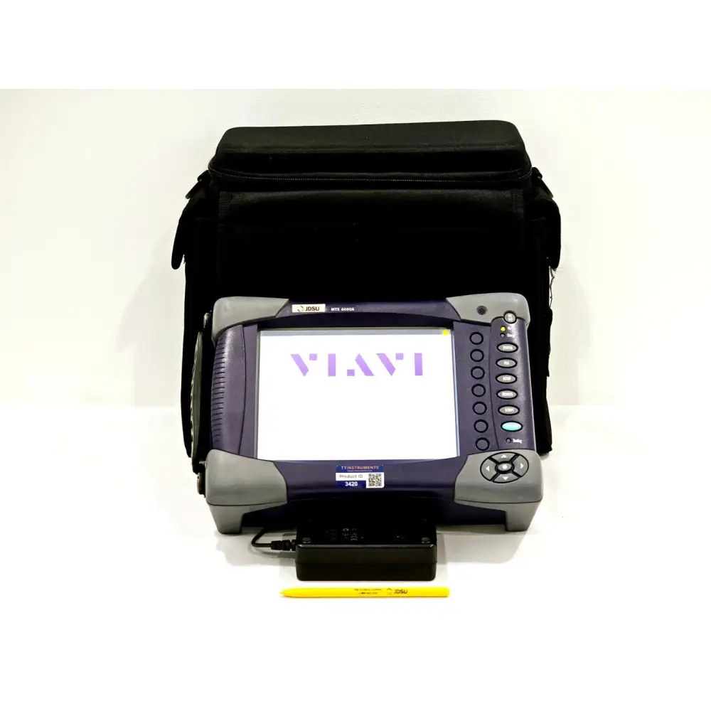 Viavi JDSU MTS 6000A mainframe with 8126 MR OTDR module front view