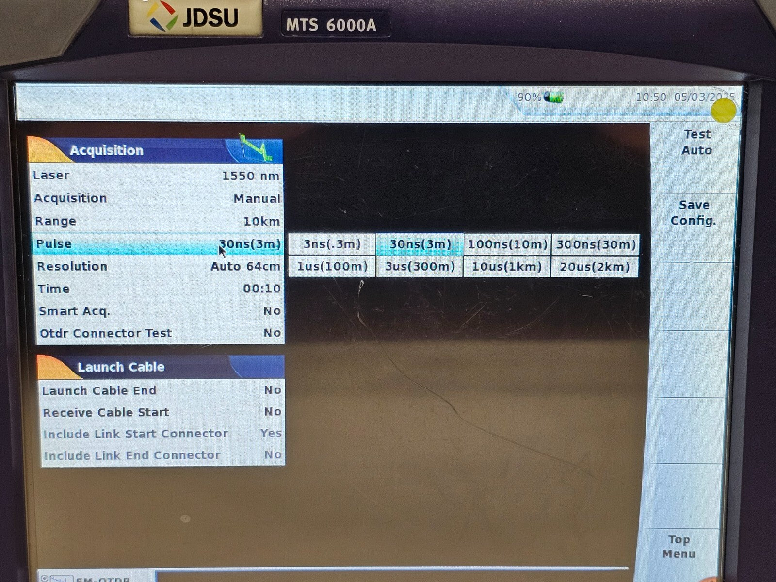 Viavi JDSU MTS 6000A w/ 8126 MR OTDR 1310/1550 nm SM 40/38 dB MR