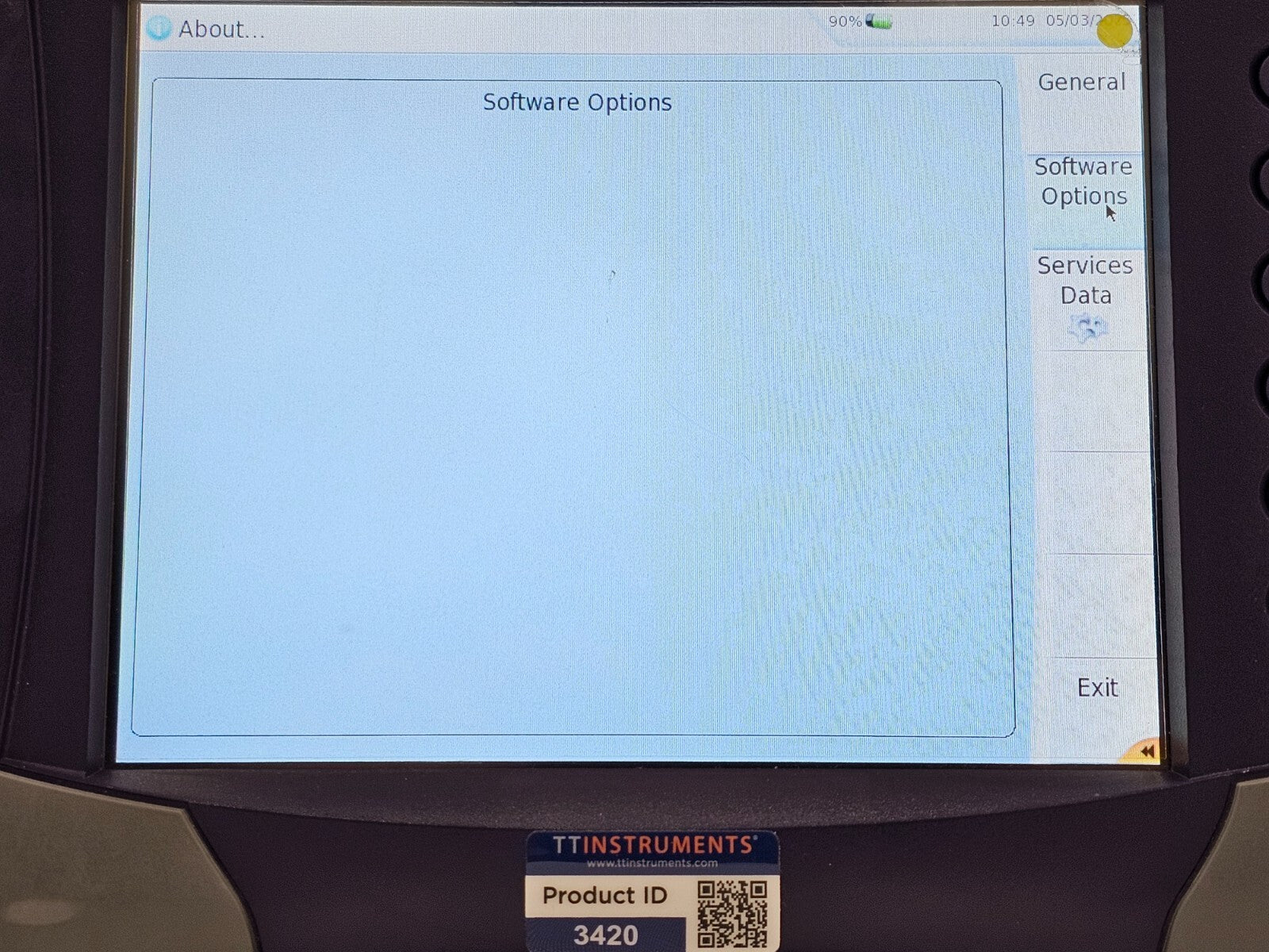 Viavi JDSU MTS 6000A w/ 8126 MR OTDR 1310/1550 nm SM 40/38 dB MR