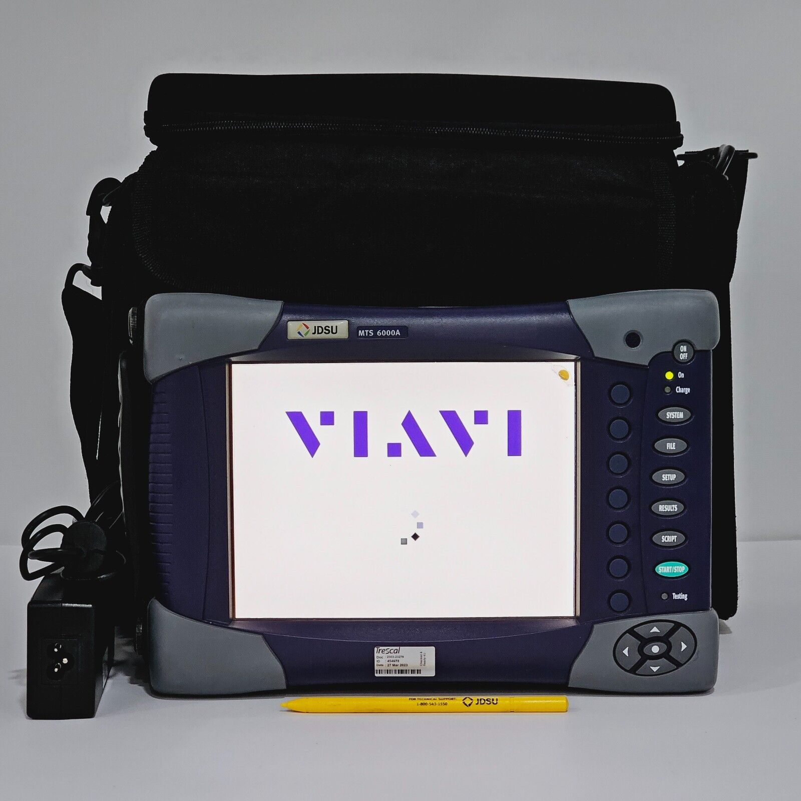 Viavi JDSU MTS 6000A w/ 8126 MR OTDR 1310/1550 nm SM 40/38 dB MR High Res APC