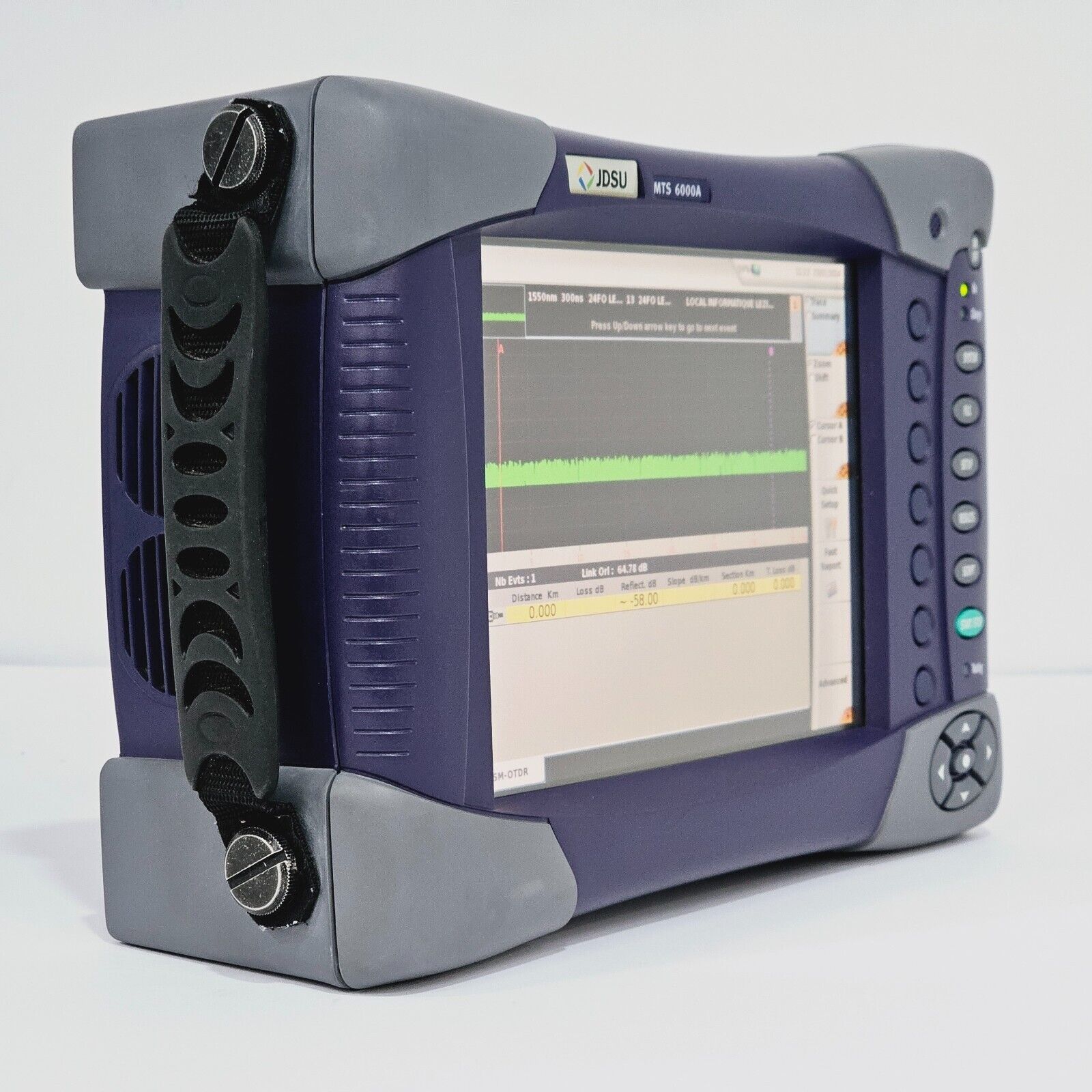 Viavi JDSU MTS 6000A w/ 8138 VLR49 1310/1490/1550 nm SM OTDR VLR 45/42/43 dB APC