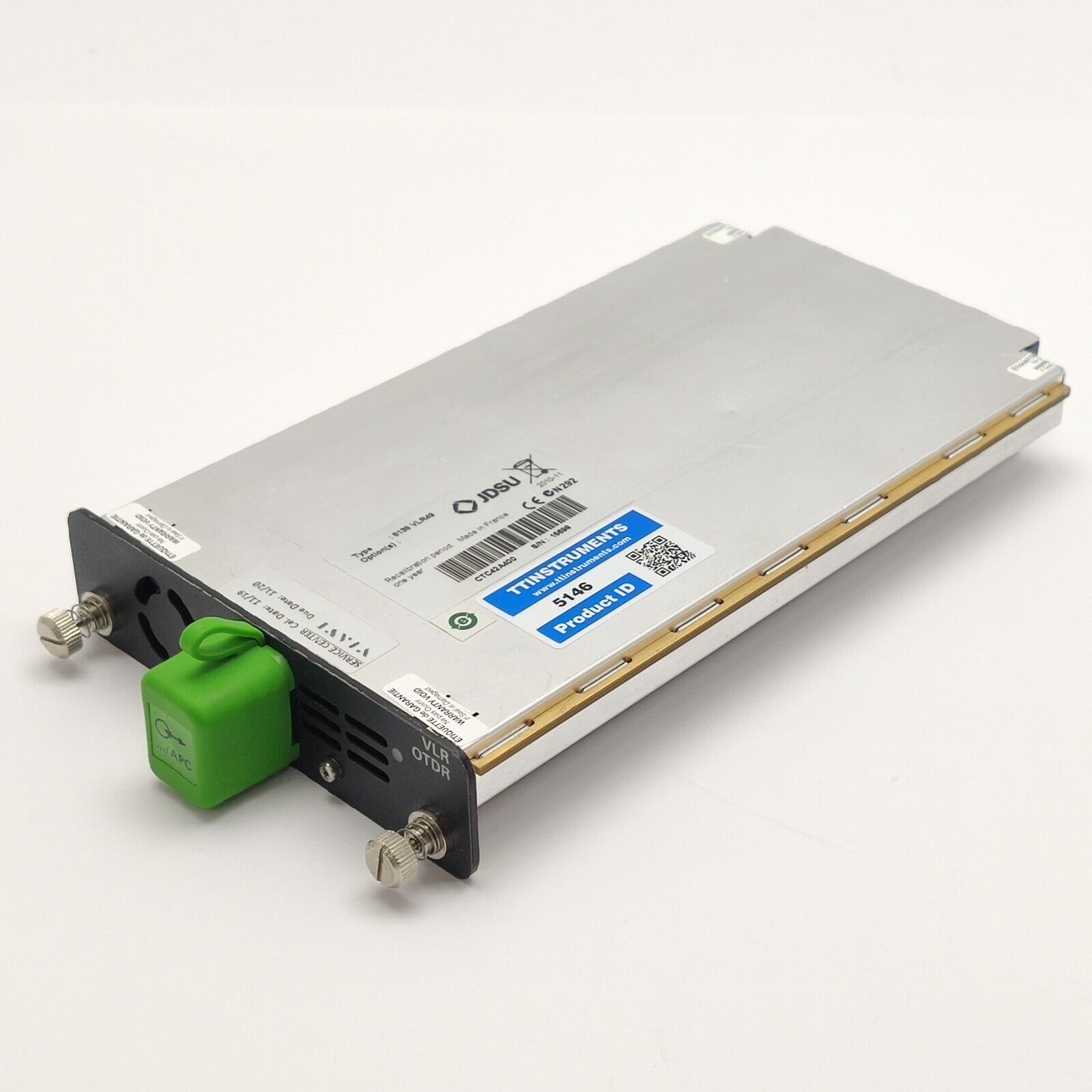Viavi JDSU MTS 6000A w/ 8138 VLR49 1310/1490/1550 nm SM OTDR VLR 45/42/43 dB APC