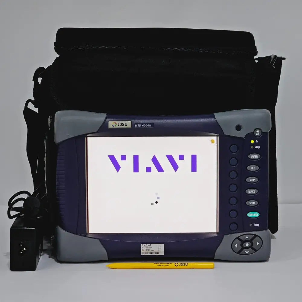 Viavi JDSU MTS 6000A mainframe with 8126 OTDR module front view