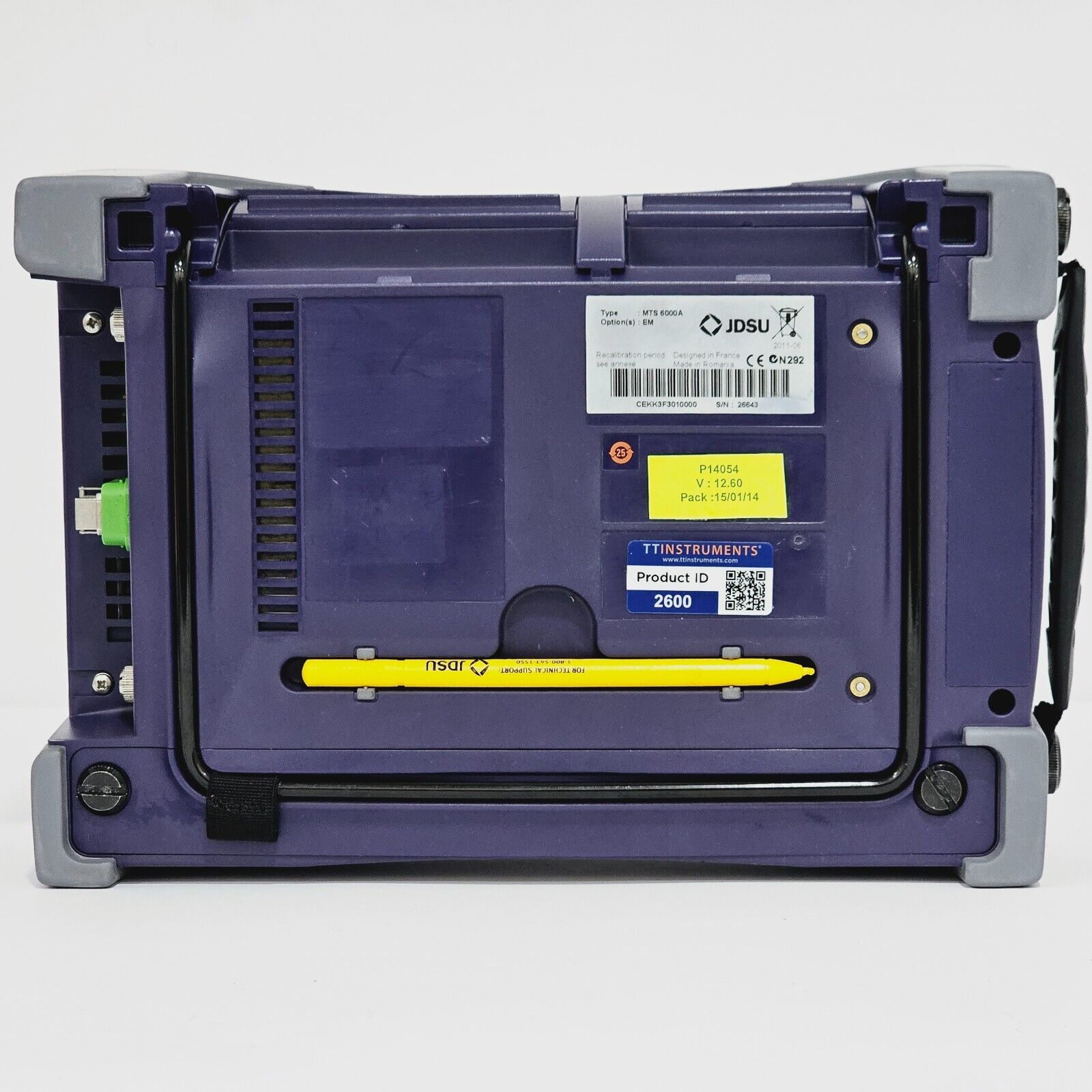 Viavi JDSU MTS 6000A with 8126 OTDR 1310/1550 nm SM 40/38 dB