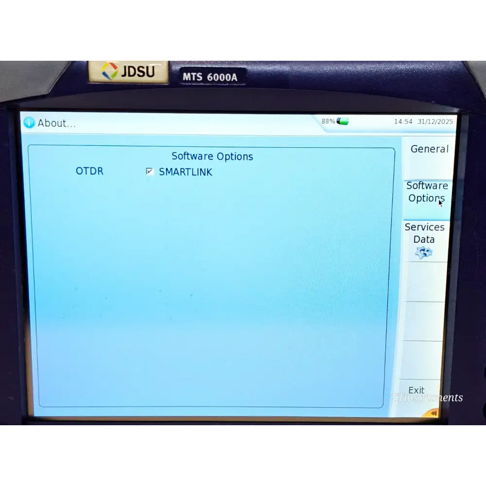 Viavi JDSU MTS 6000A with 81MRDISPAP CD PMD AP Dispersion Analyzer 1260-1640 nm