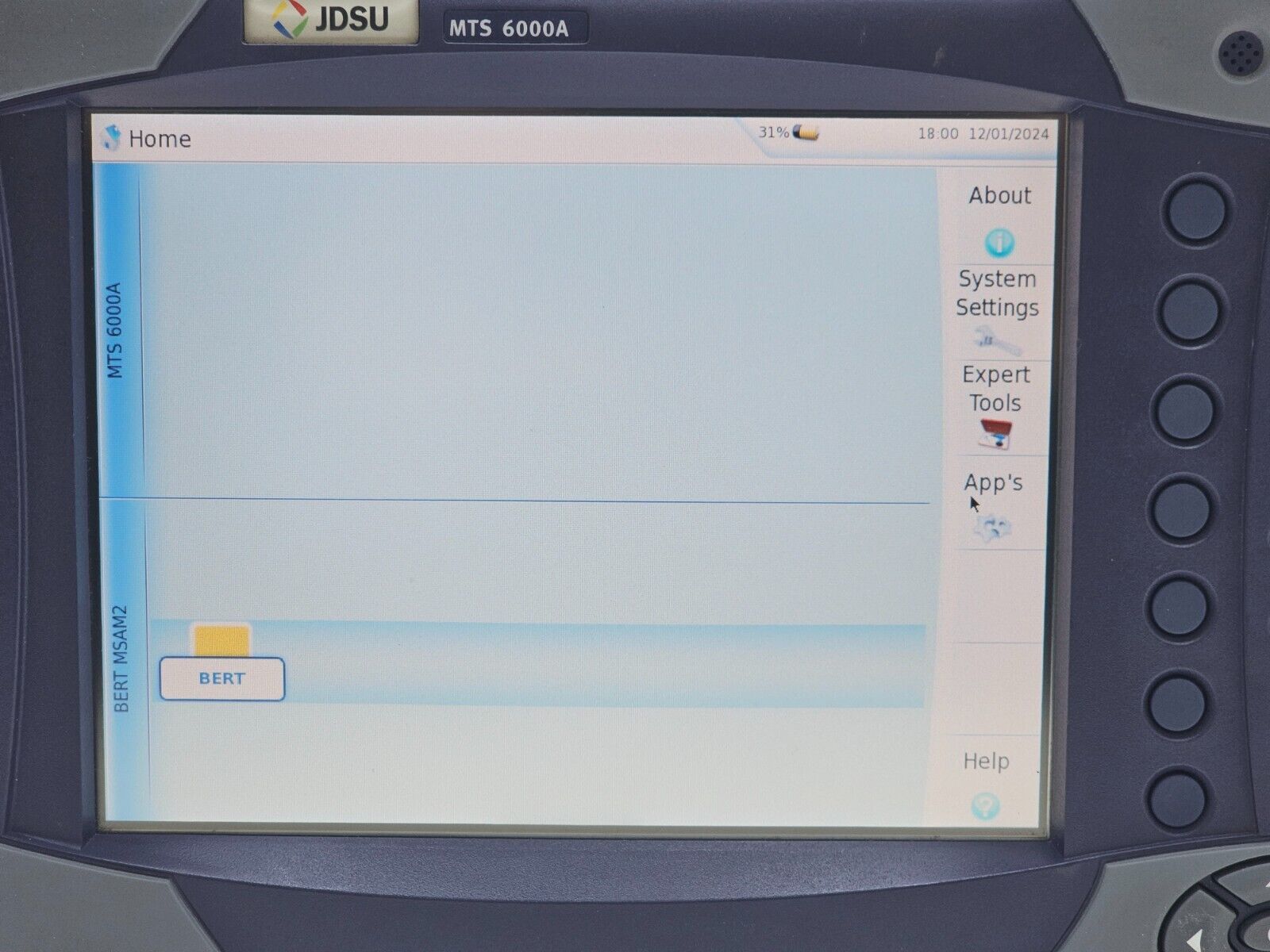 Viavi JDSU MTS 6000A with BERT MSAM-V2 10G LAN WAN RFC 2544 Y.1564 Layer 1 2 3