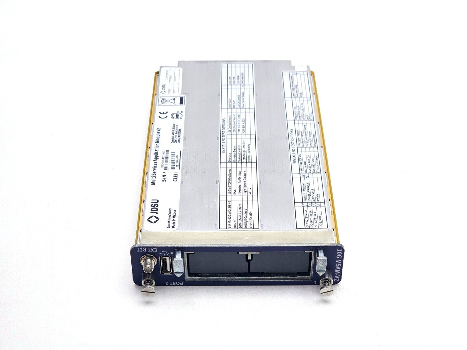 Viavi JDSU MTS 6000A with BERT MSAM-V2 10G LAN WAN RFC 2544 Y.1564 Layer 1 2 3