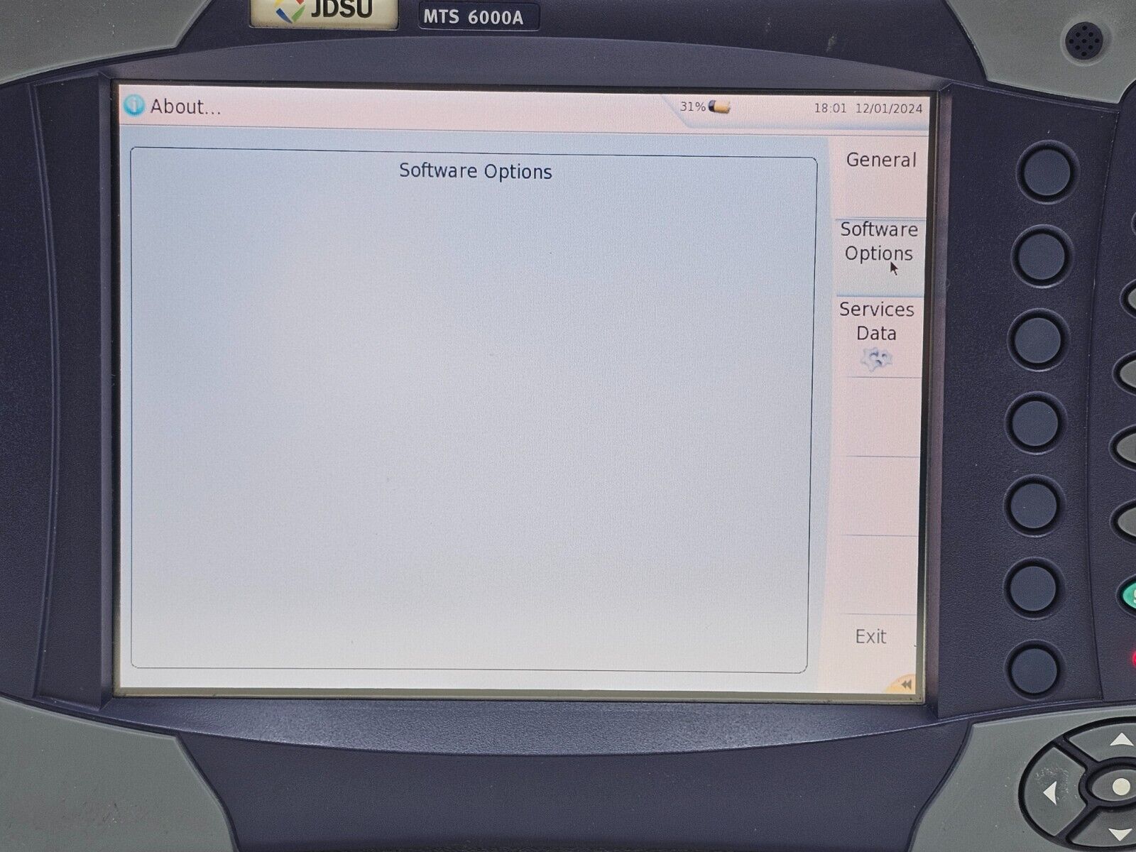 Viavi JDSU MTS 6000A with BERT MSAM-V2 10G LAN WAN RFC 2544 Y.1564 Layer 1 2 3