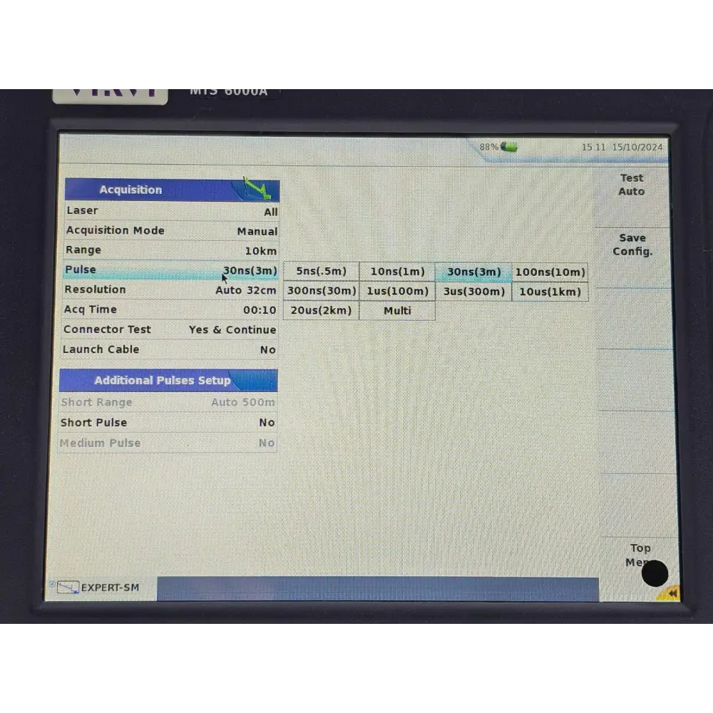 Viavi MTS 6000A V2 stylus and accessory detail