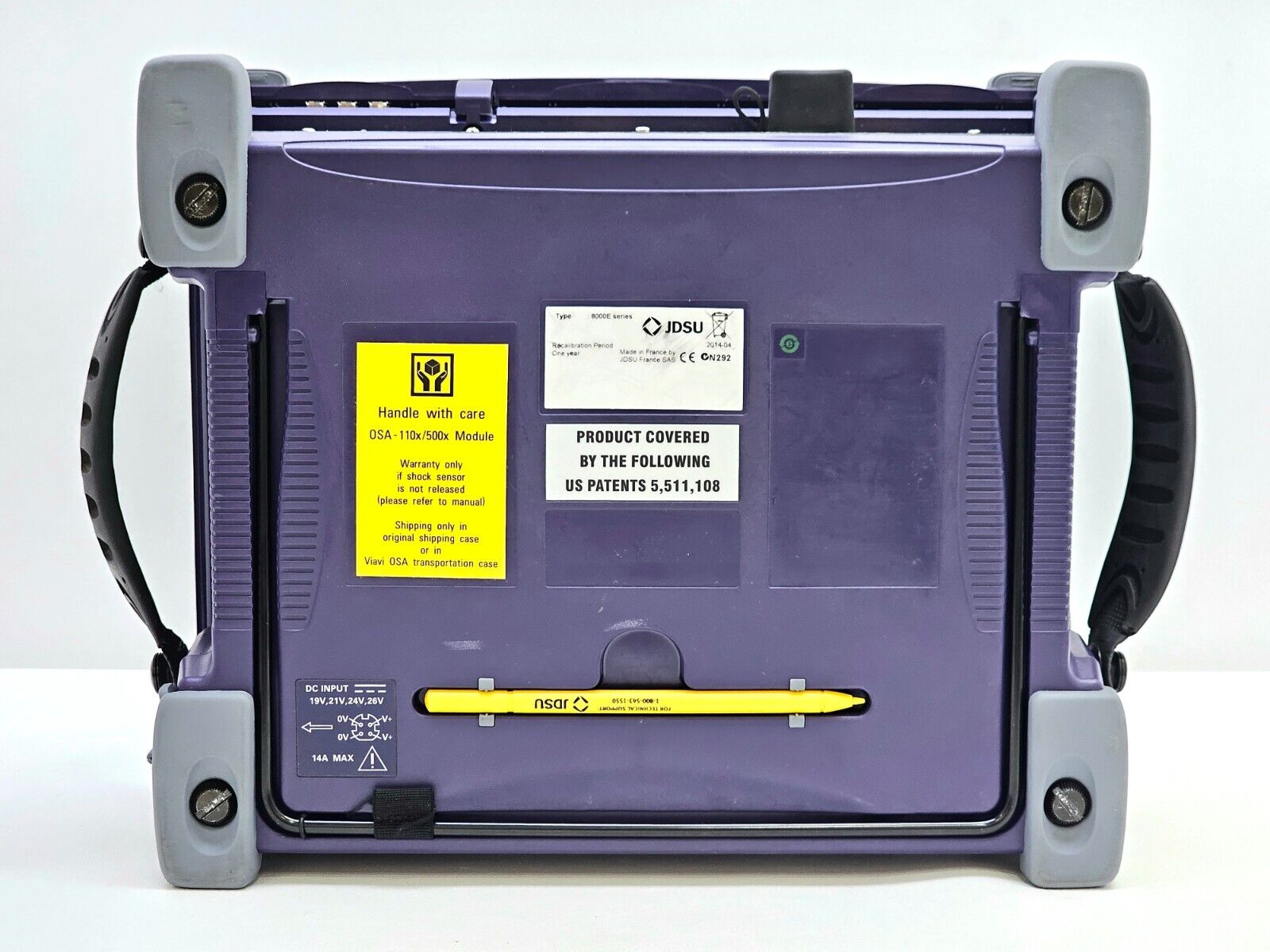 Viavi JDSU MTS 8000e V2 with OSA-500RS 2281/91.57 Optical DWDM Analyzer OSA PC