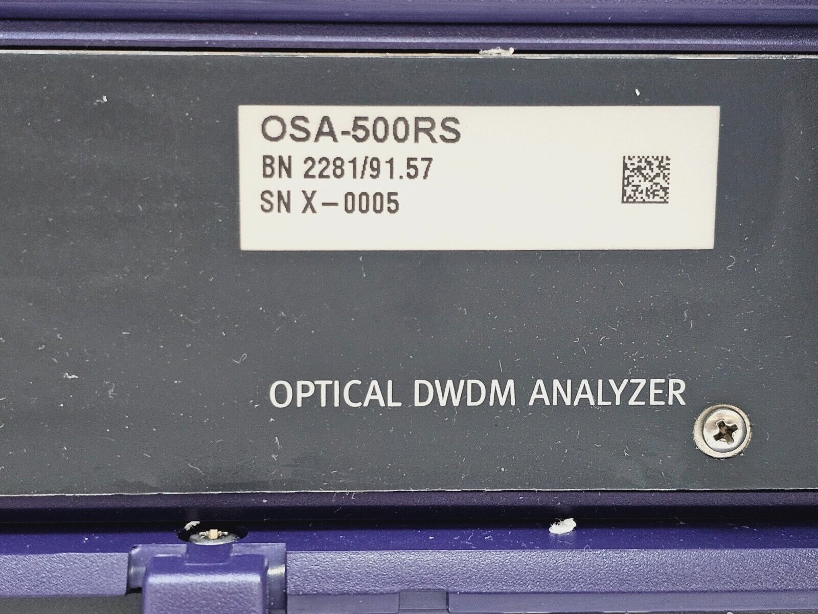 Viavi JDSU MTS 8000e V2 with OSA-500RS 2281/91.57 Optical DWDM Analyzer OSA PC